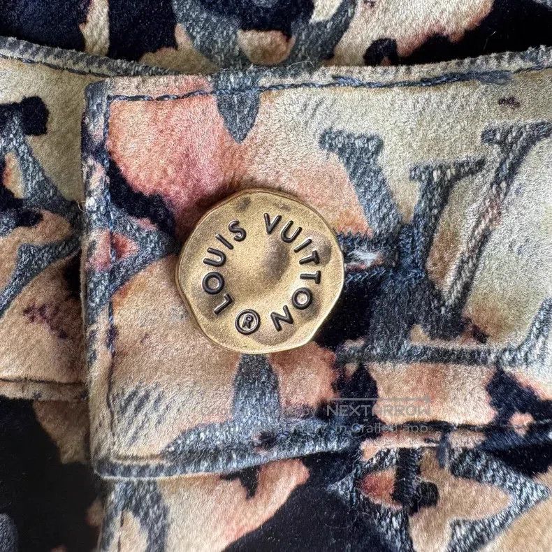 Louis Vuitton Louis Vuitton Fired Cloud Flocked Old Flower Jeans Size US 31 - 8 Thumbnail