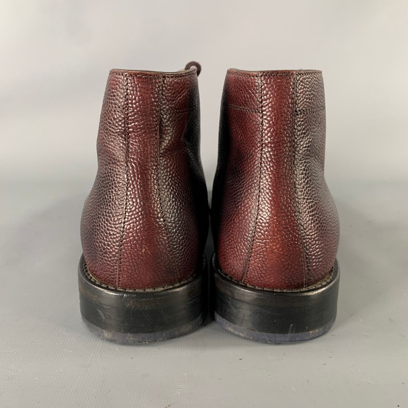 Other GREVE Size 9 Burgundy Wingtip Leather Ankle Boots Size US 9 / EU 42 - 3 Thumbnail