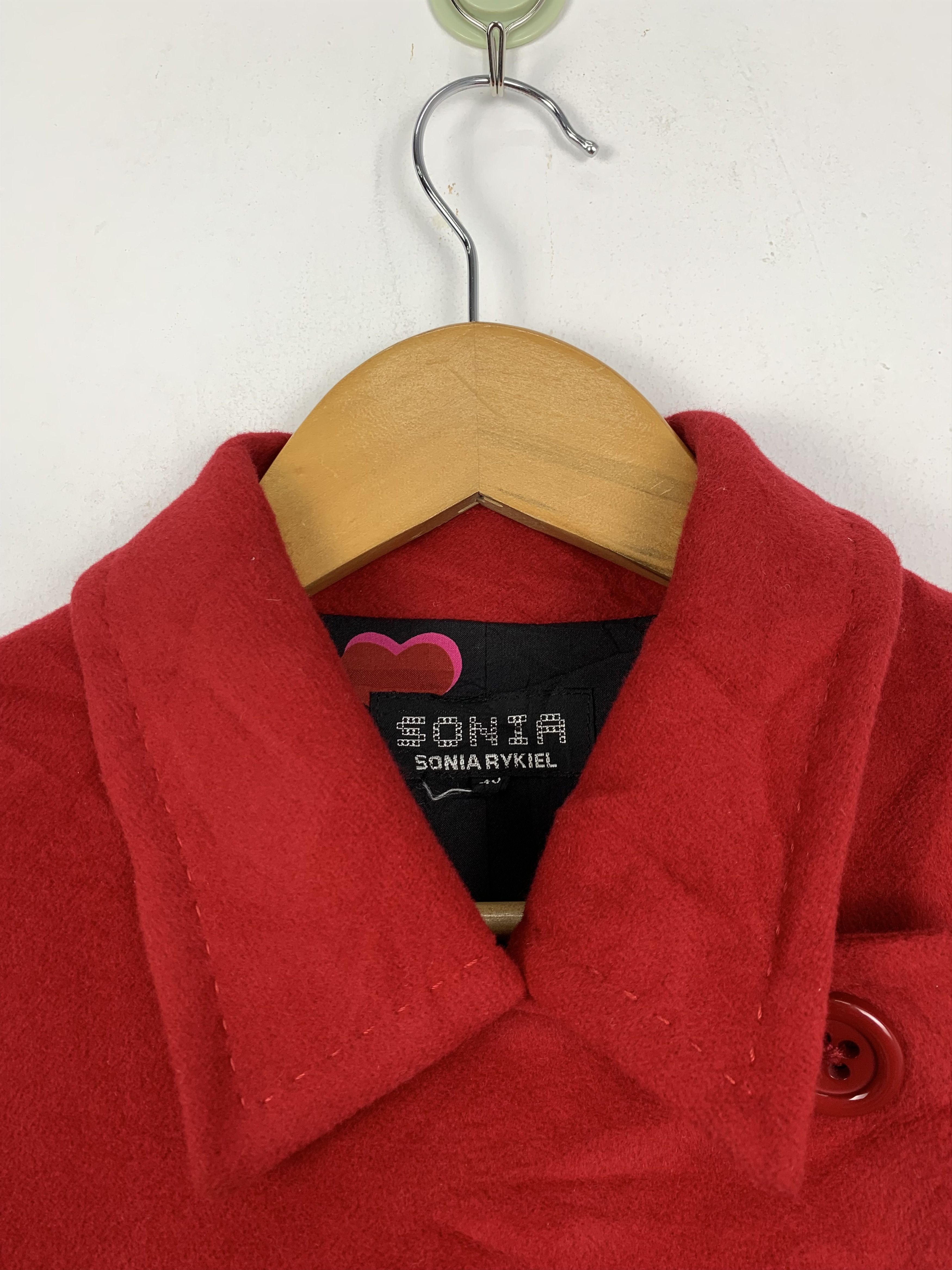 Sonia Rykiel Sonia Rykiel Designer Blazer Red J1329 Size M / US 6-8 / IT 42-44 - 6 Thumbnail