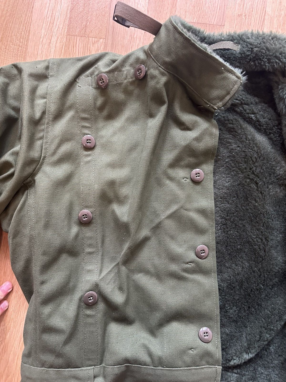 Vintage Swedish Army Motorcycle Jacket 1961 Size US L / EU 52-54 / 3 - 12 Thumbnail