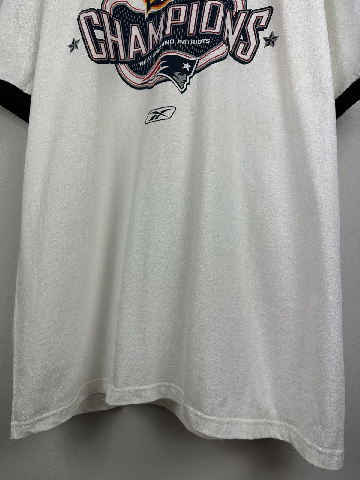 NFL × Reebok × Vintage Vintage Y2K Reebok New England Patriots Oversize T-shirt Size US XL / EU 56 / 4 - 4 Thumbnail