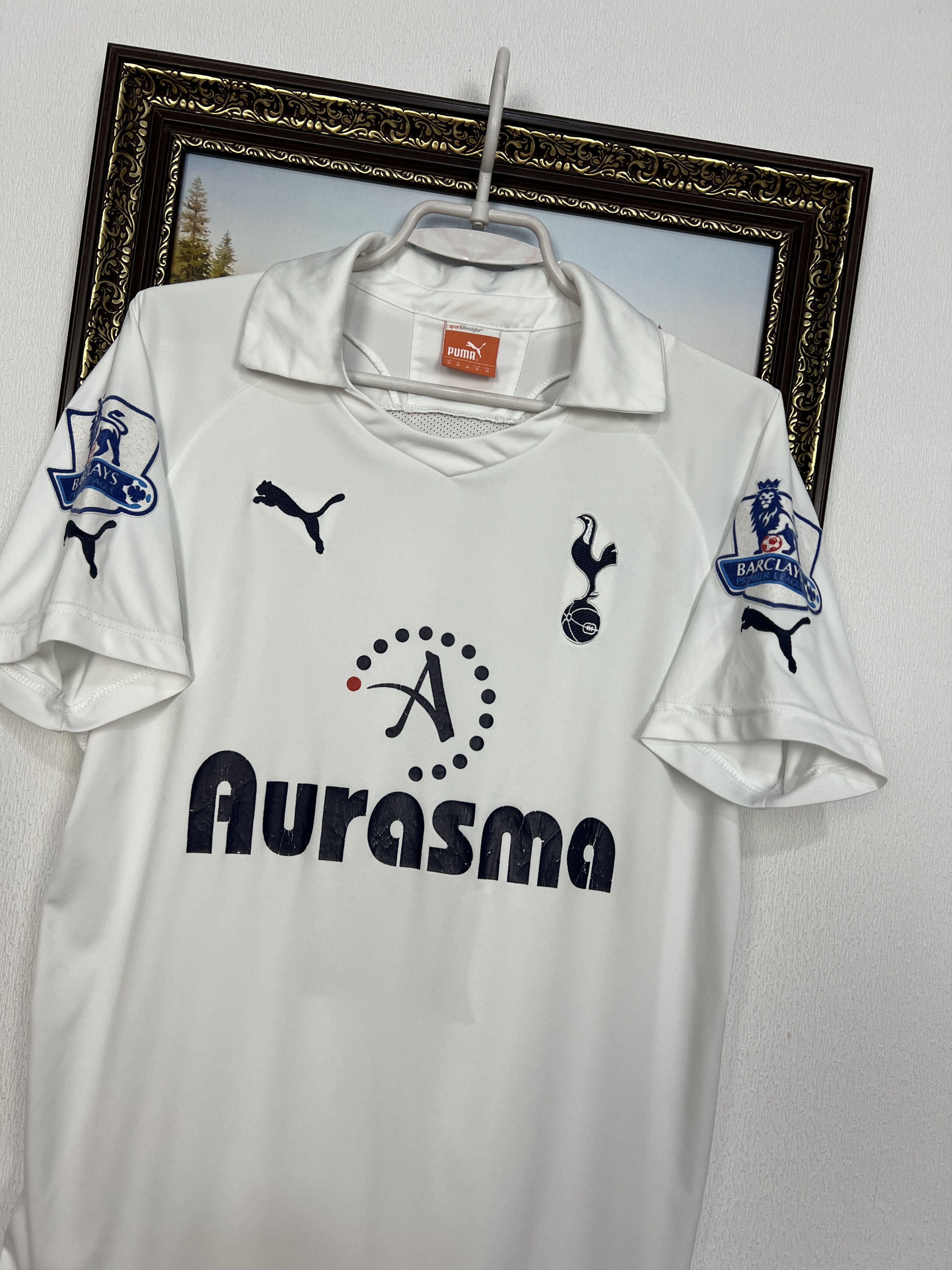 Puma Tottenham Hotspur football shirt #11 Van Der Vaart Jersey Size US M / EU 48-50 / 2 - 5 Thumbnail