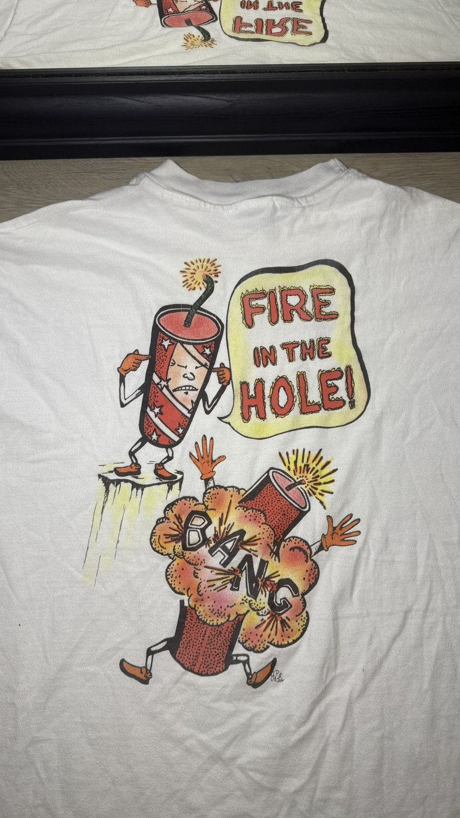 Other Y2K 2000s TNT Fire In The Hole, Bang Funny Humor Shirt Size US XL / EU 56 / 4 - 2 Thumbnail