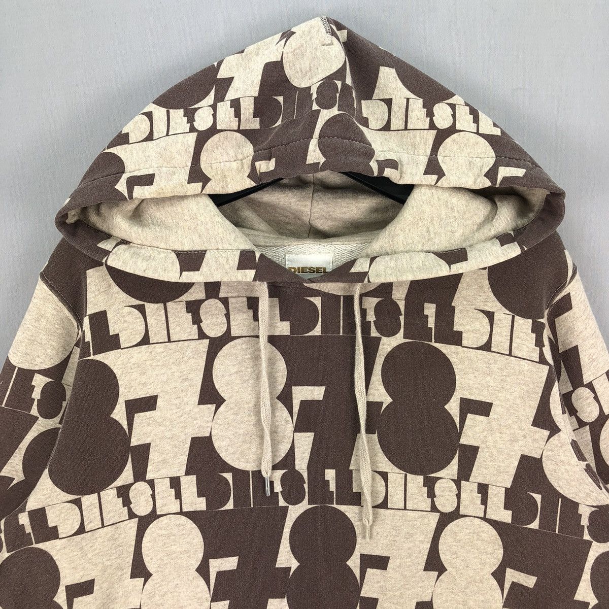Diesel Vintage Diesel Monogram Fullprint Sweatshirt Hoodie Size US M / EU 48-50 / 2 - 7 Thumbnail