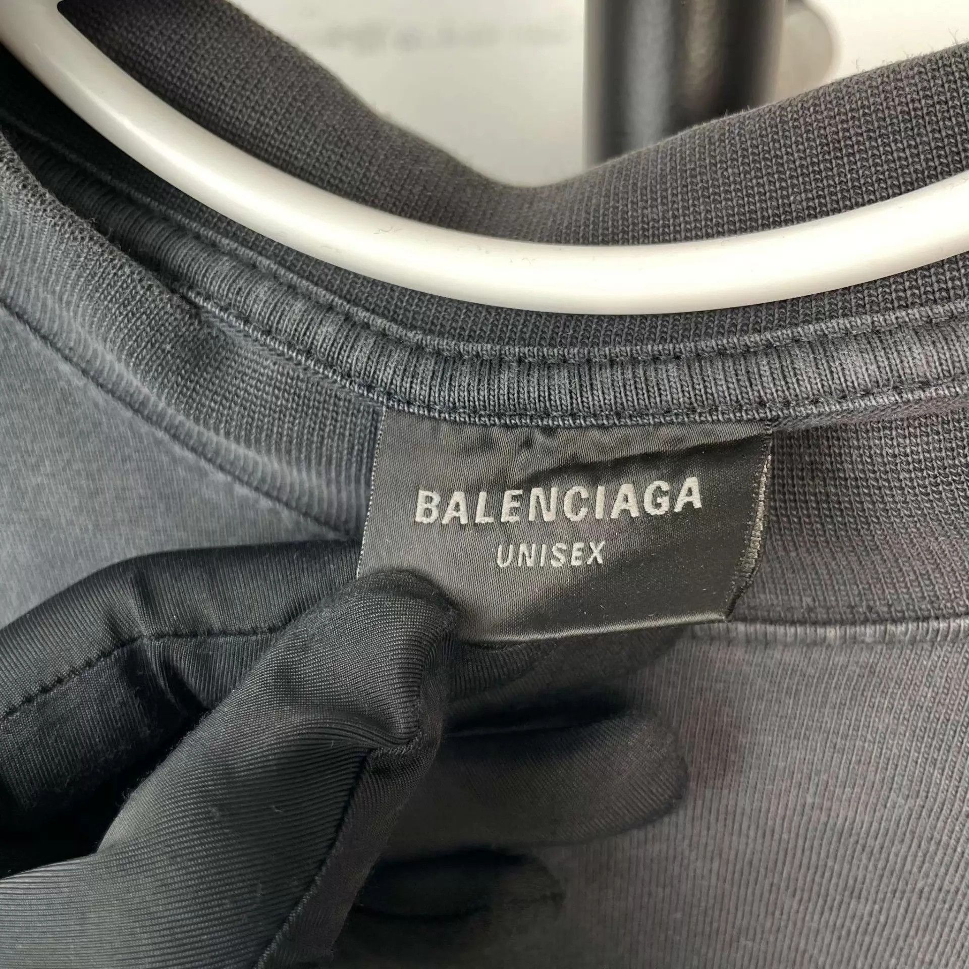 Balenciaga Balenciaga 95 new black print crewneck short-sleeve 165 Size US M / EU 48-50 / 2 - 3 Thumbnail