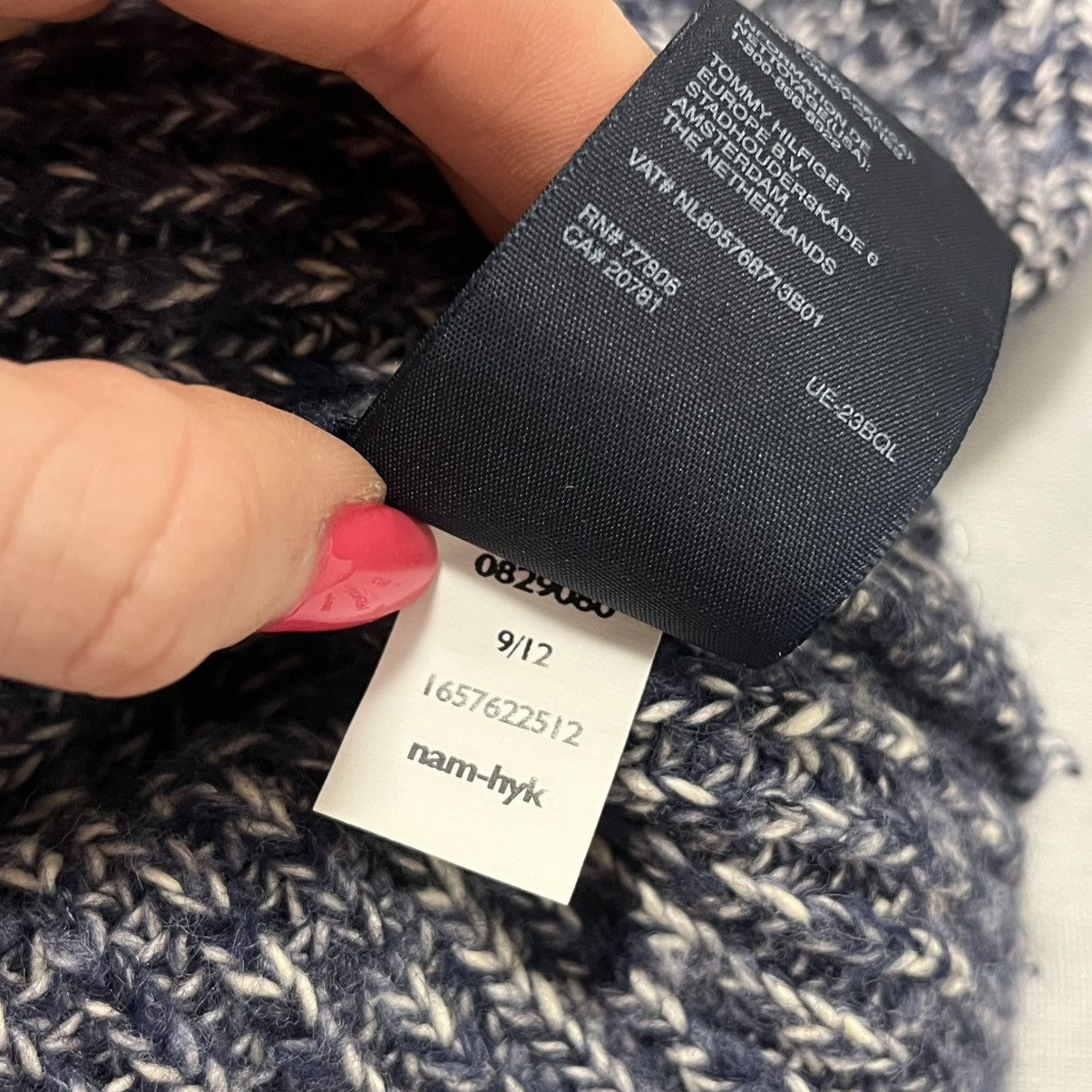 Tommy Hilfiger Navy & white Tommy Hilfiger vintage sweater cardigan Size M / US 6-8 / IT 42-44 - 9 Thumbnail