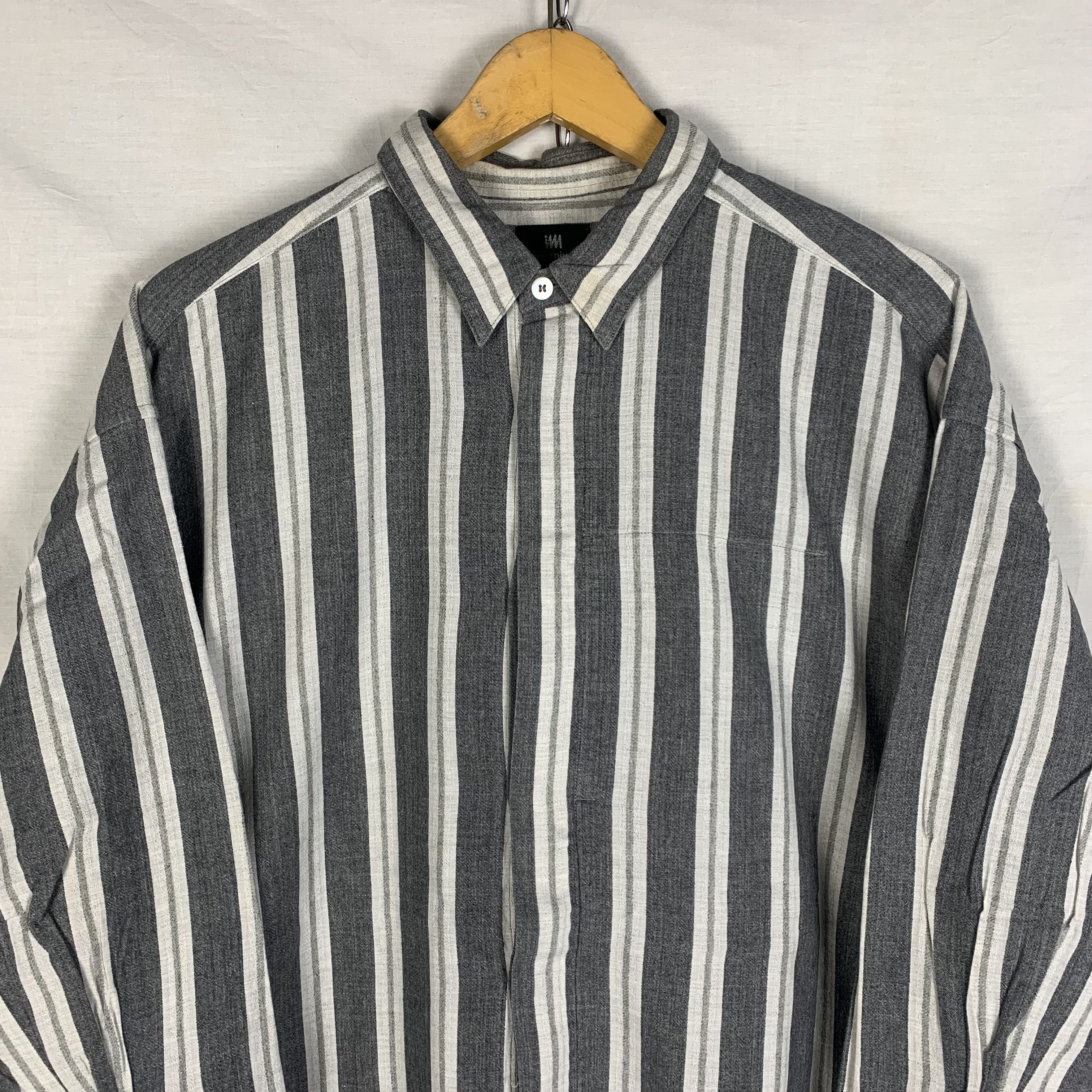 Issey Miyake Issey Miyake Striped Shirt Size US M / EU 48-50 / 2 - 4 Thumbnail