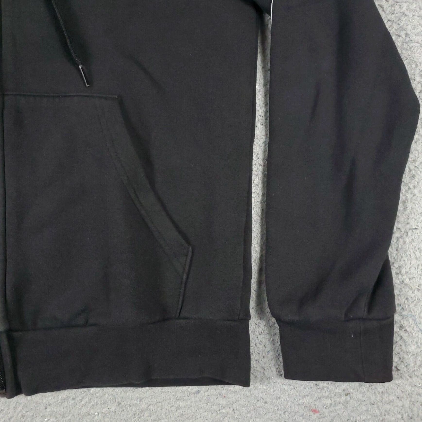 Adidas Adidas Full Zip Hoodie Sweater Women's Medium Black Cotton Blend Size M / US 6-8 / IT 42-44 - 5 Thumbnail