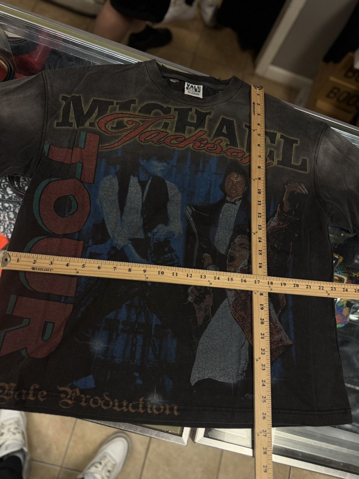 Vale Vale Valley Black Michael Jackson Tee Shirt Size XL (NEW) Size US XL / EU 56 / 4 - 6 Thumbnail