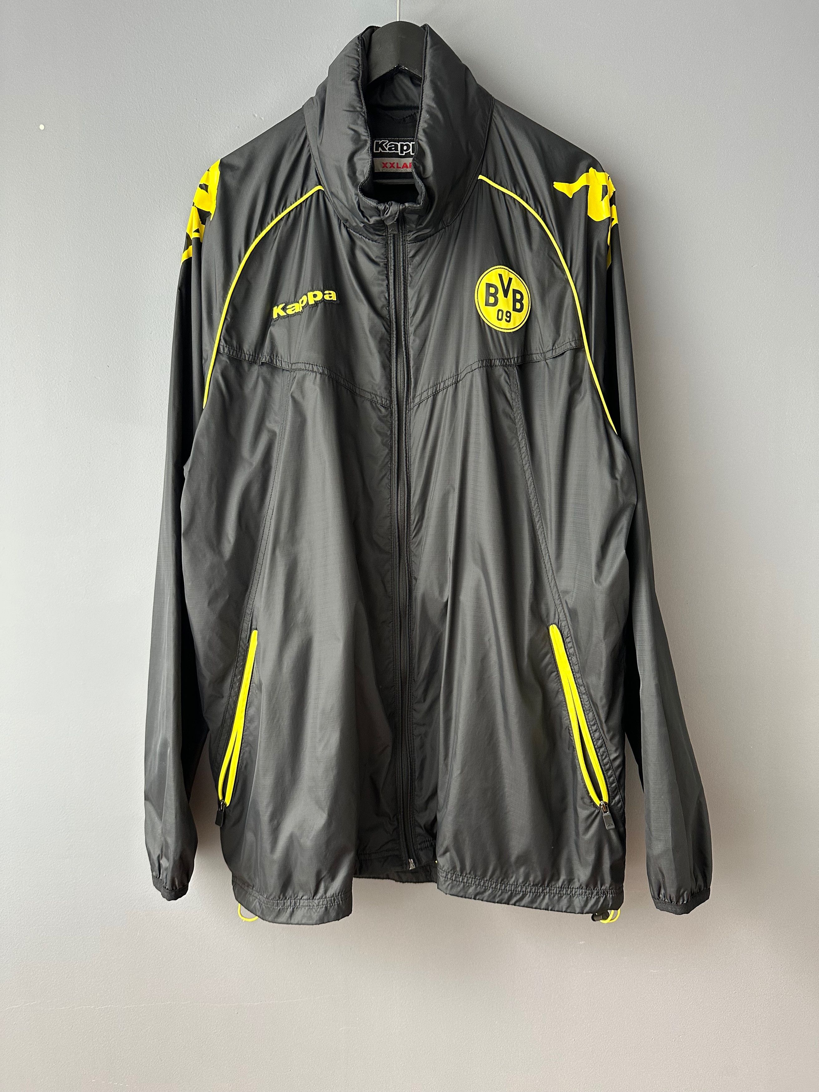 Kappa 00's Kappa BVB Borussia Dortmund Windbreaker Hooded Jacket Size US XXL / EU 58 / 5 - 1 Thumbnail