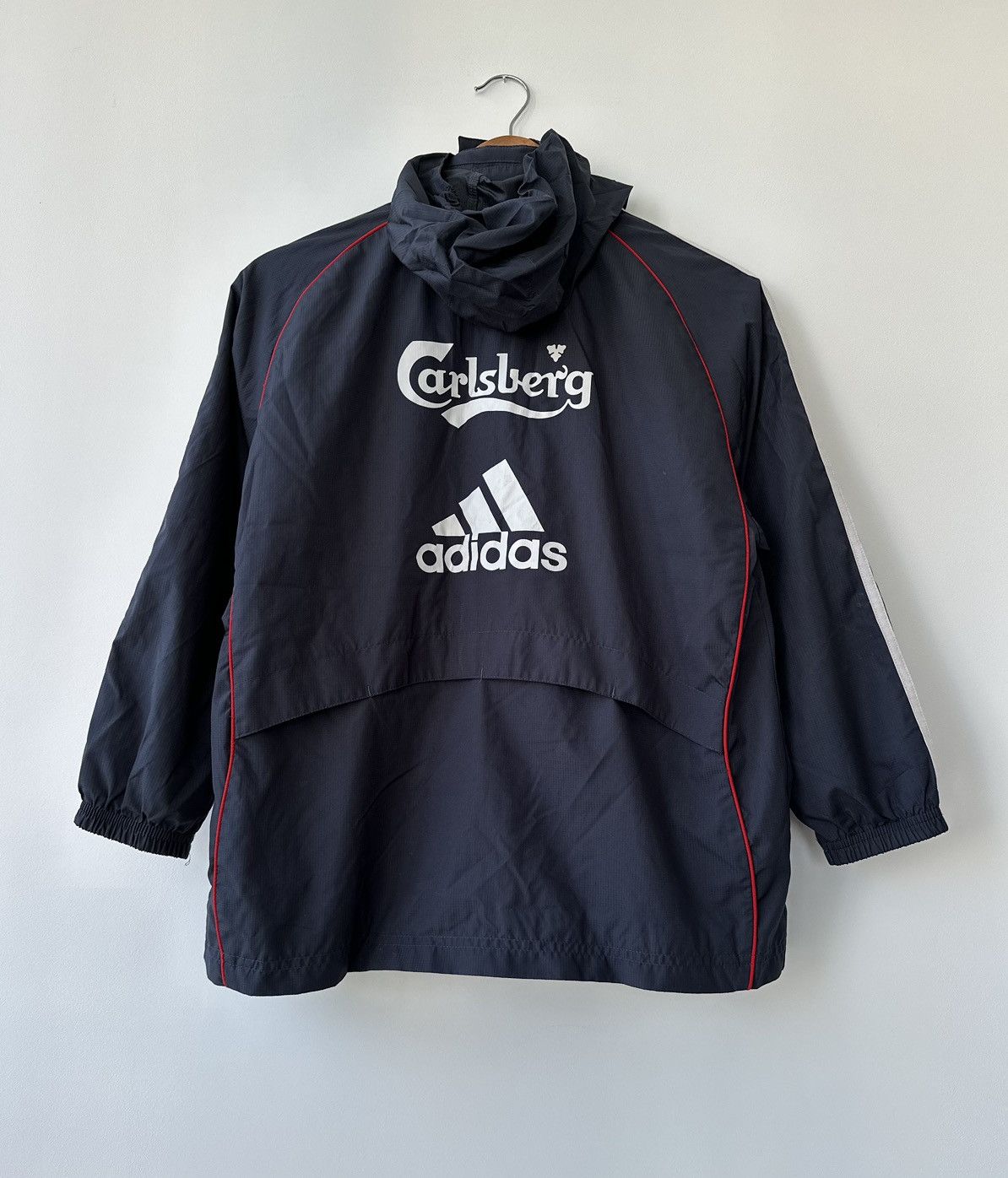 Adidas × Vintage Liverpool England Adidas 2006 Proof Football Jacket Boys S Size US XXS / EU 40 - 2 Thumbnail