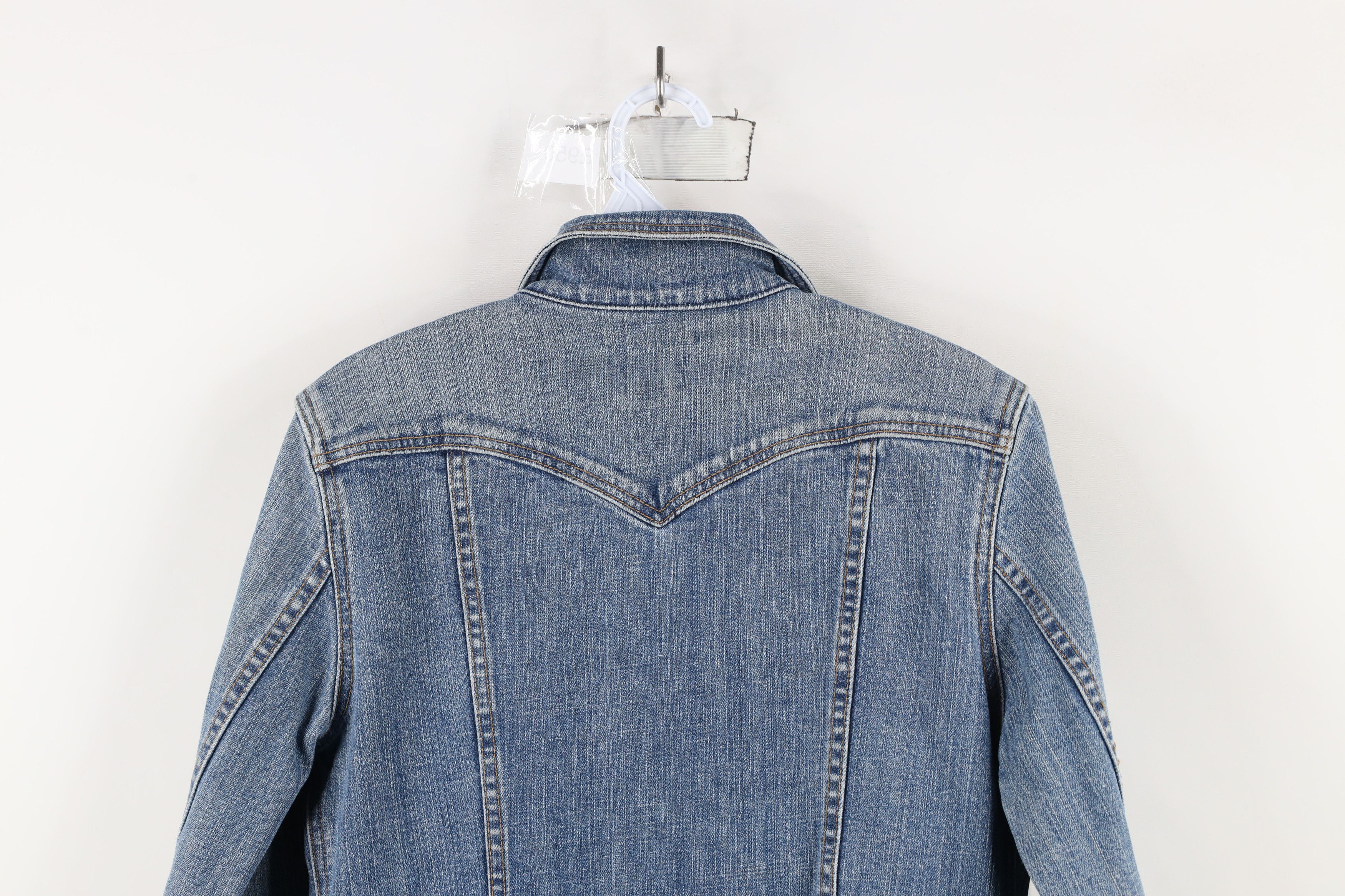 Gap × Vintage Vintage Y2K 2003 Gap Stretch Denim Western Button Jacket Size S / US 4 / IT 40 - 13 Thumbnail