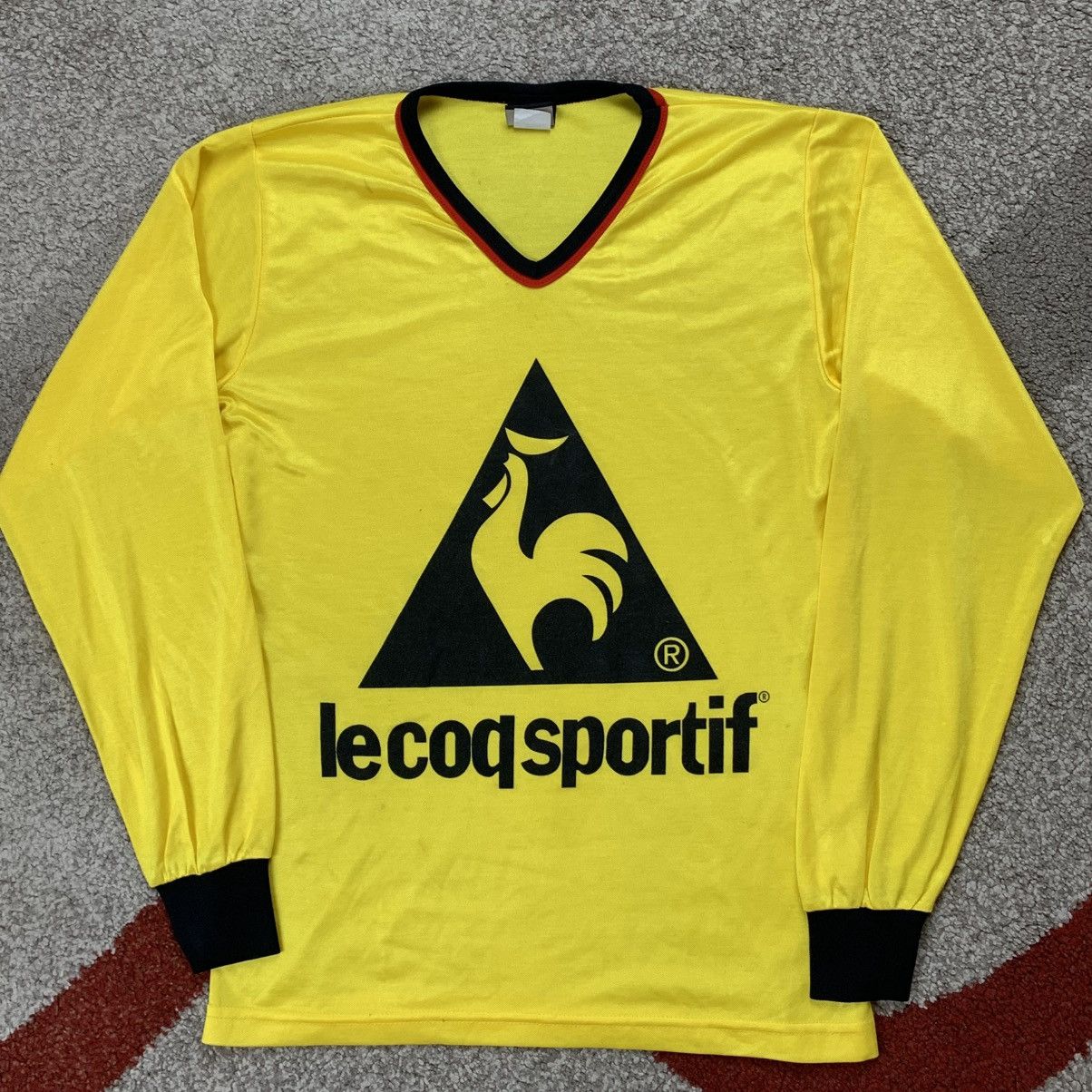 Le Coq Sportif Le Coq Sportif Long Sleeve Jersey Vintage Made in Usa Size US M / EU 48-50 / 2 - 2 Thumbnail