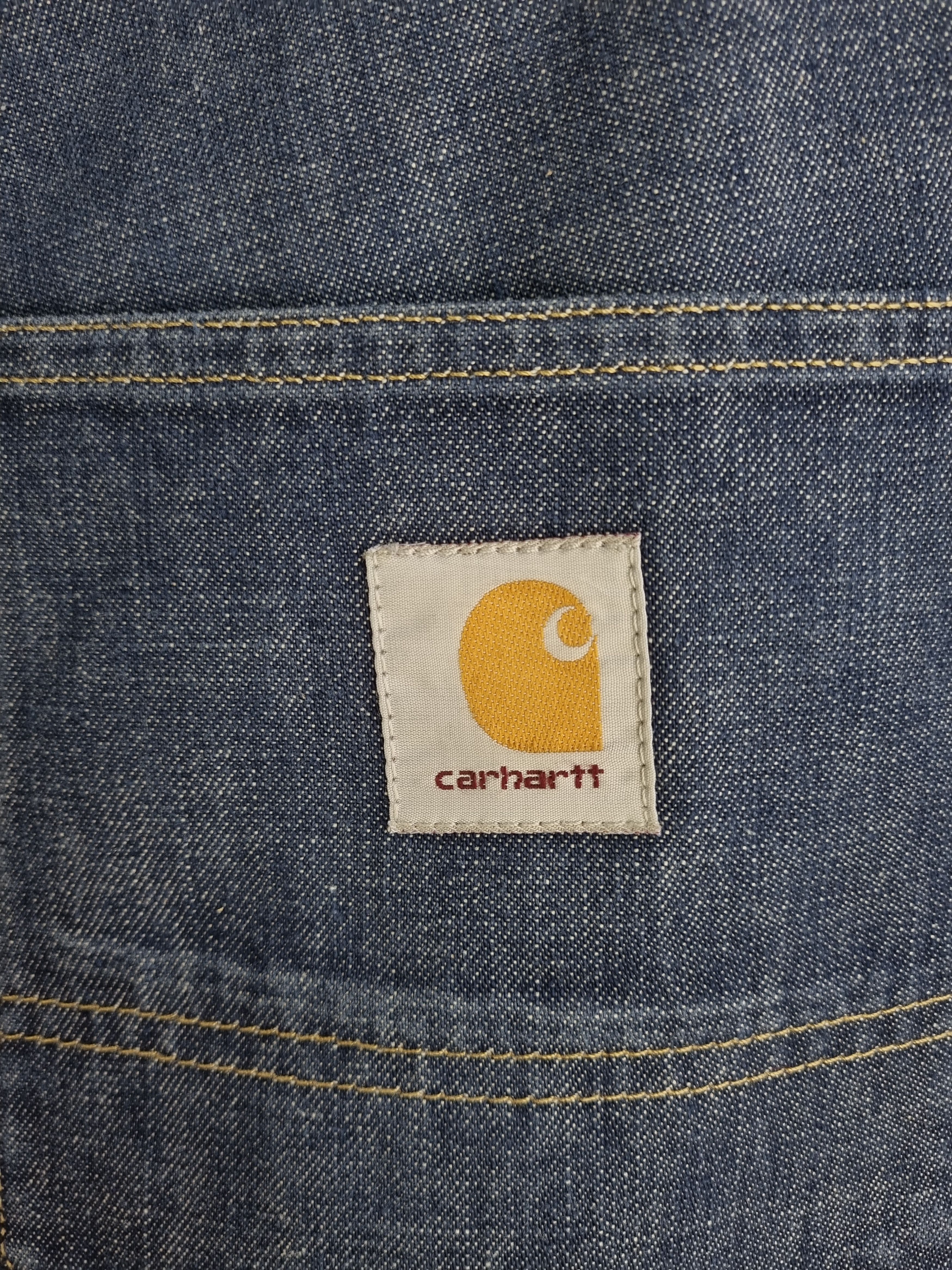 Carhartt × Carhartt Wip Carhartt Carpenter Raw Denim Jeans Size US 36 / EU 52 - 9 Thumbnail