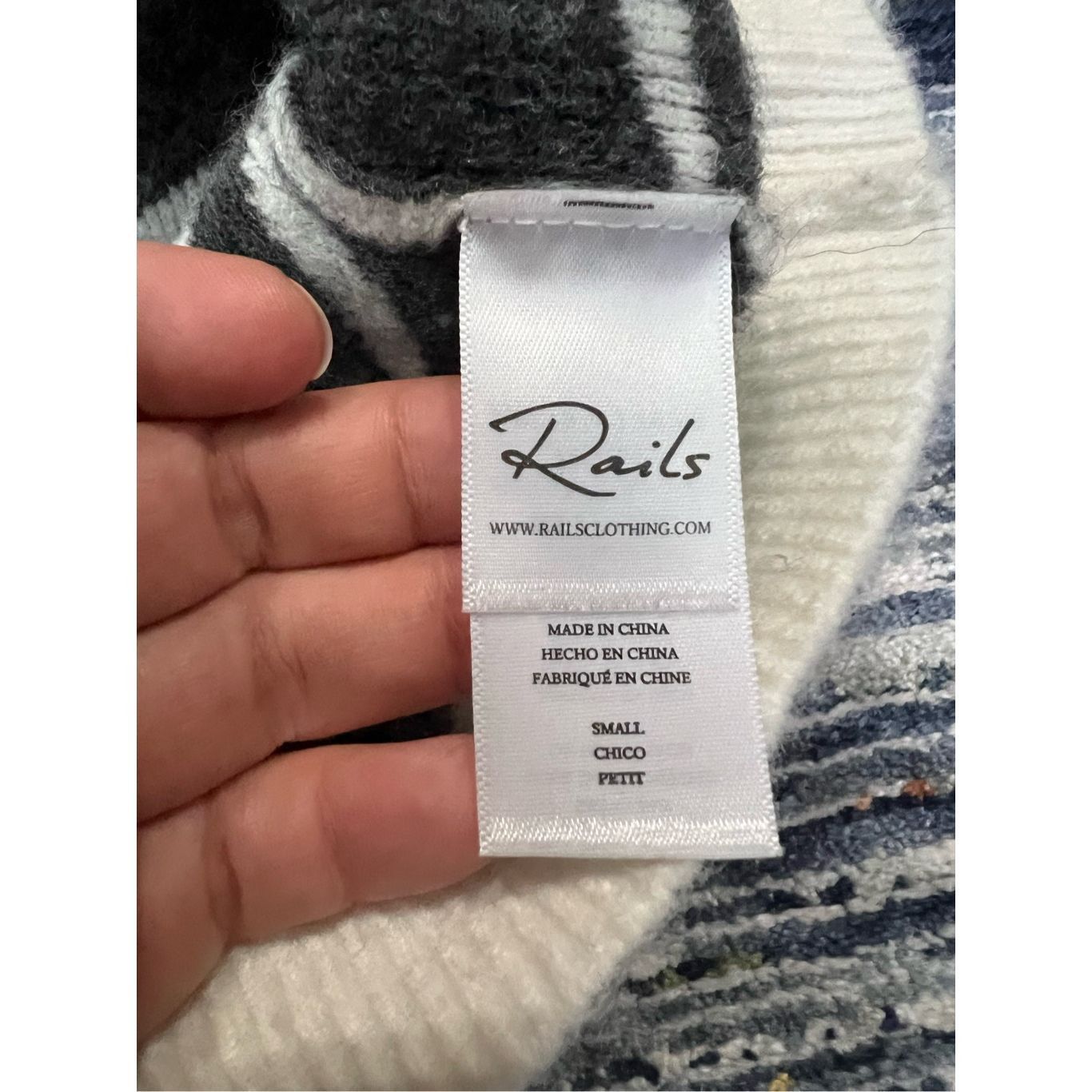 Rails Rails Lana Mixed Abstract Tiger Wool Cashmere Blend Sweater Size S Size S / US 4 / IT 40 - 6 Thumbnail