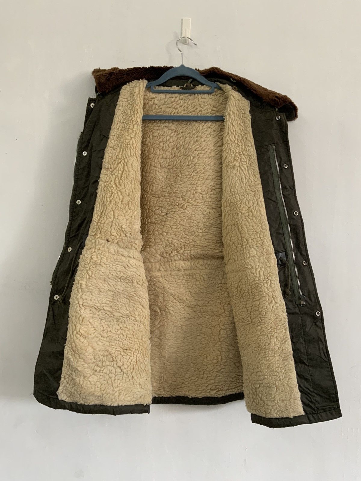 The Unbranded Brand Green Camo Mohair Faux Fur Parka Size US L / EU 52-54 / 3 - 10 Thumbnail