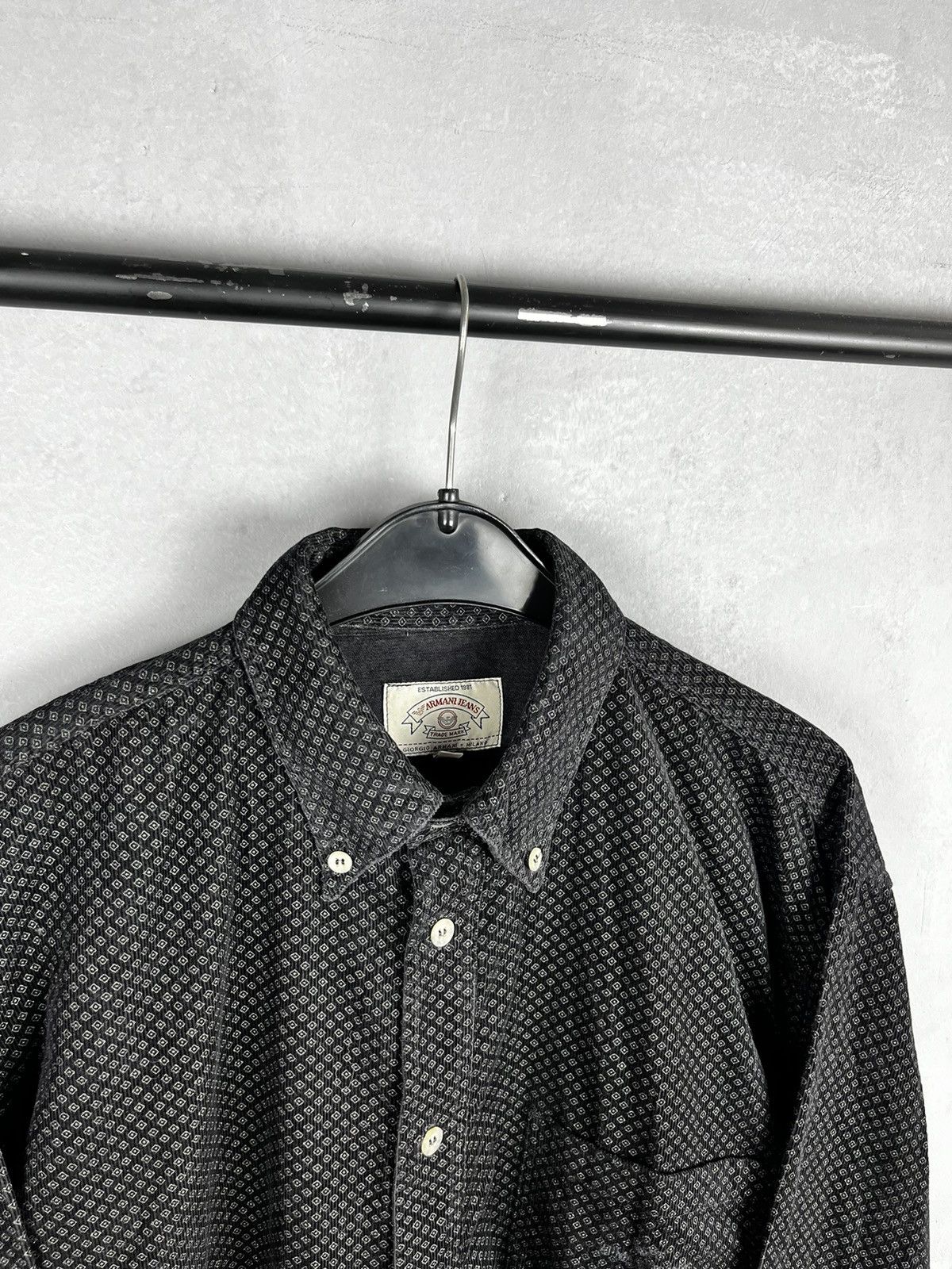 Armani × Giorgio Armani × Vintage Armani Jeans shirt 90s vintage Size US L / EU 52-54 / 3 - 2 Thumbnail