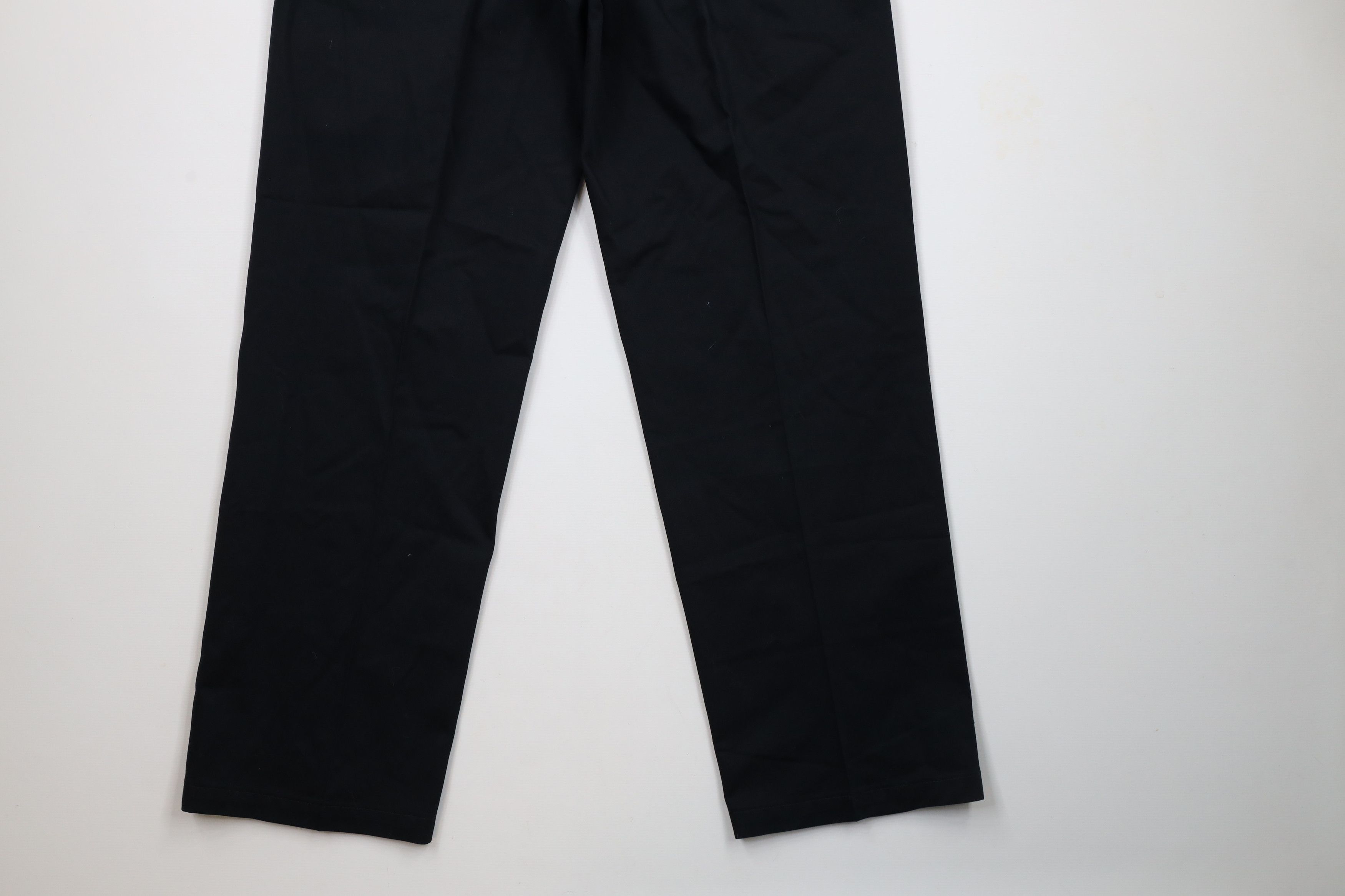 Vintage × Wrangler Deadstock Vintage Y2K Wrangler Wide Leg Chino Pants Black Size US 36 / EU 52 - 11 Thumbnail