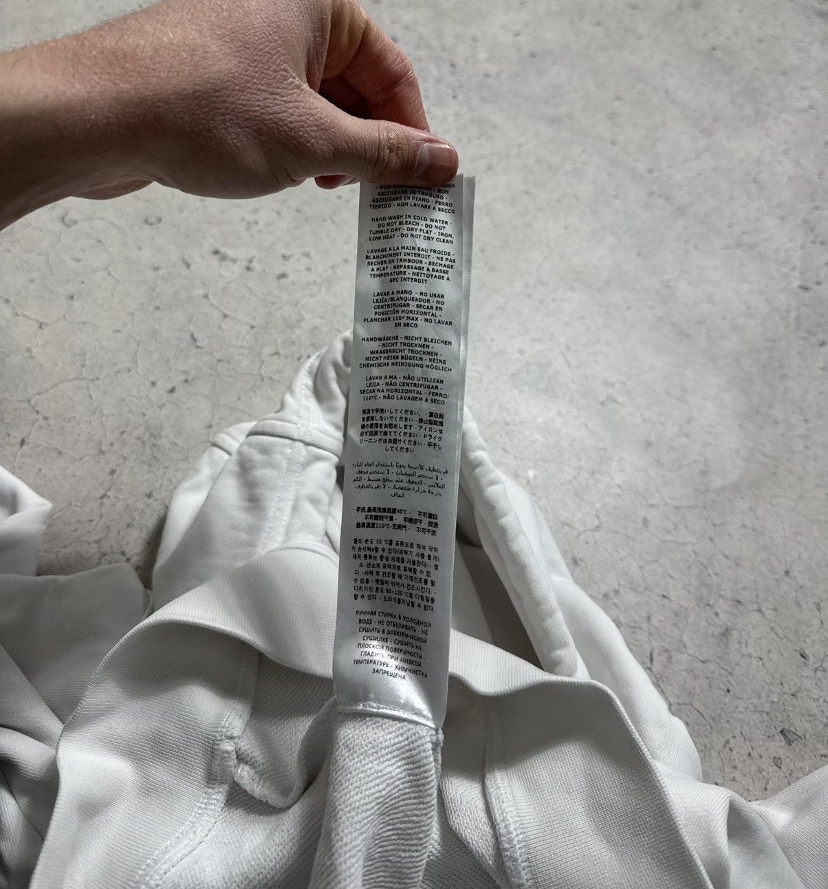 Alexander McQueen Alexander Mcqueen MCQ White Big Logo Hoodie Size S Size US S / EU 44-46 / 1 - 10 Thumbnail