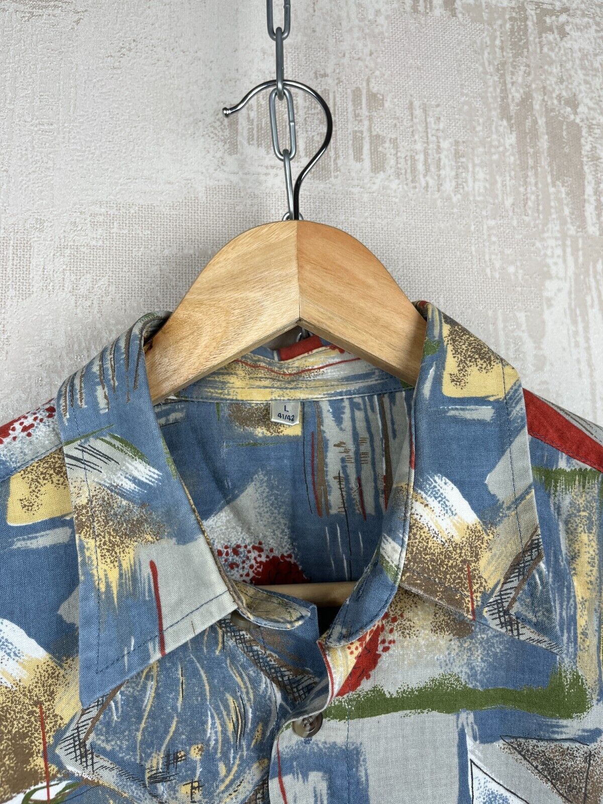 C&A 90's Vintage C&A Abstract Party Crazy Disco Shirt Size US L / EU 52-54 / 3 - 5 Thumbnail
