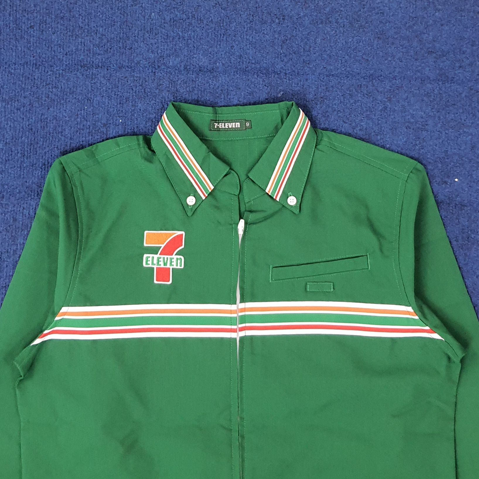 Japanese Brand Vintage 7 Eleven japan Brand Uniform Work Jacket C223N39 Size US S / EU 44-46 / 1 - 4 Thumbnail
