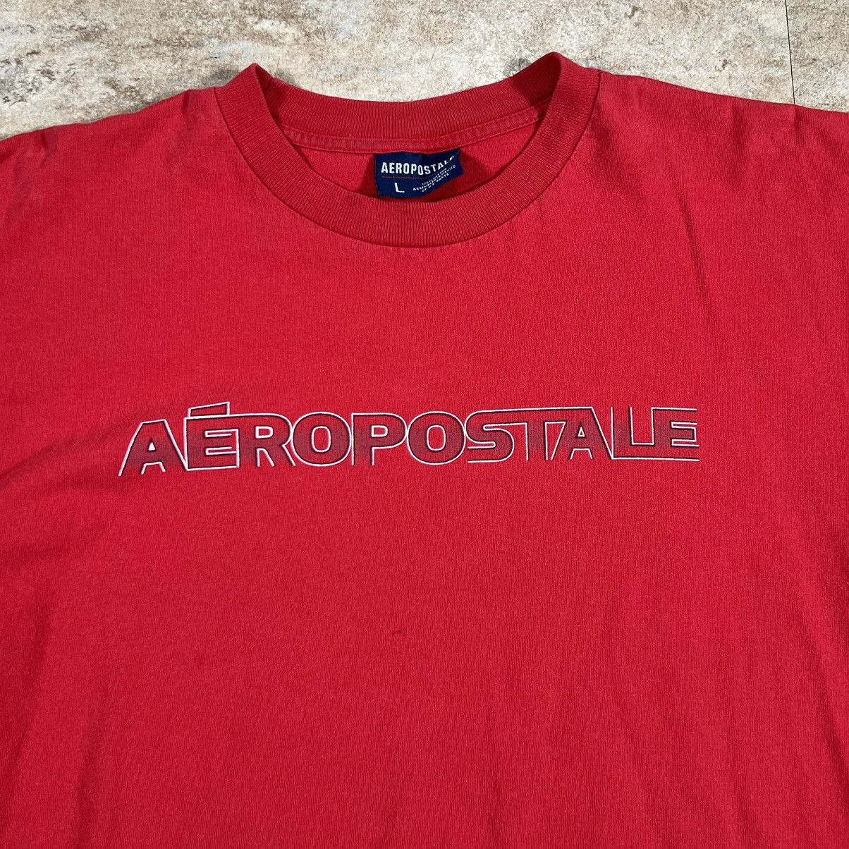 Aeropostale Vintage Aeropostale Shirt Large Red Y2K Logo Tee Skater Size US L / EU 52-54 / 3 - 2 Thumbnail