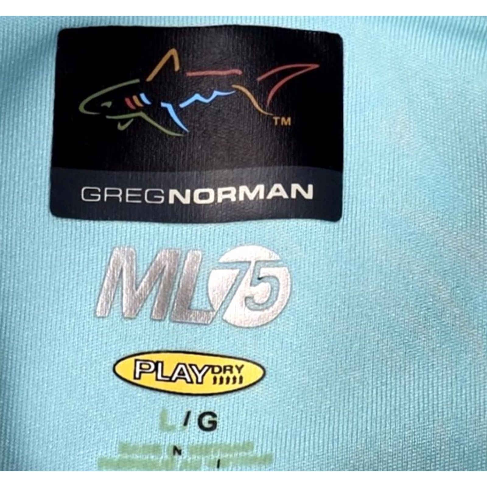 Vintage VINTAGE Baltusrol Golf Club Polo Mens L Mint Geometric AOP Short Sleeve Greg Norman Size US L / EU 52-54 / 3 - 7 Thumbnail