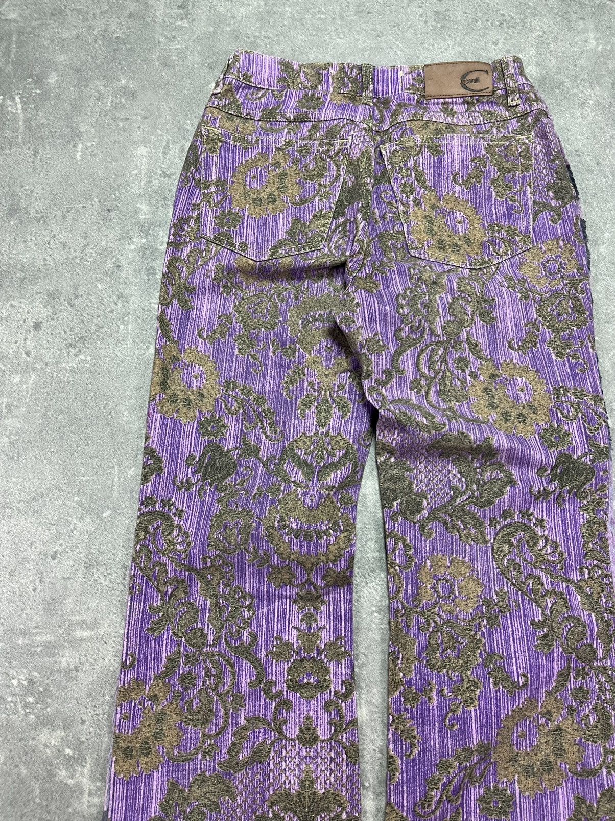 Just Cavalli SS2005 Just Cavalli Mountain Peninsula Purple Pants 26 27 Size 26" / US 2 / IT 38 - 13 Thumbnail