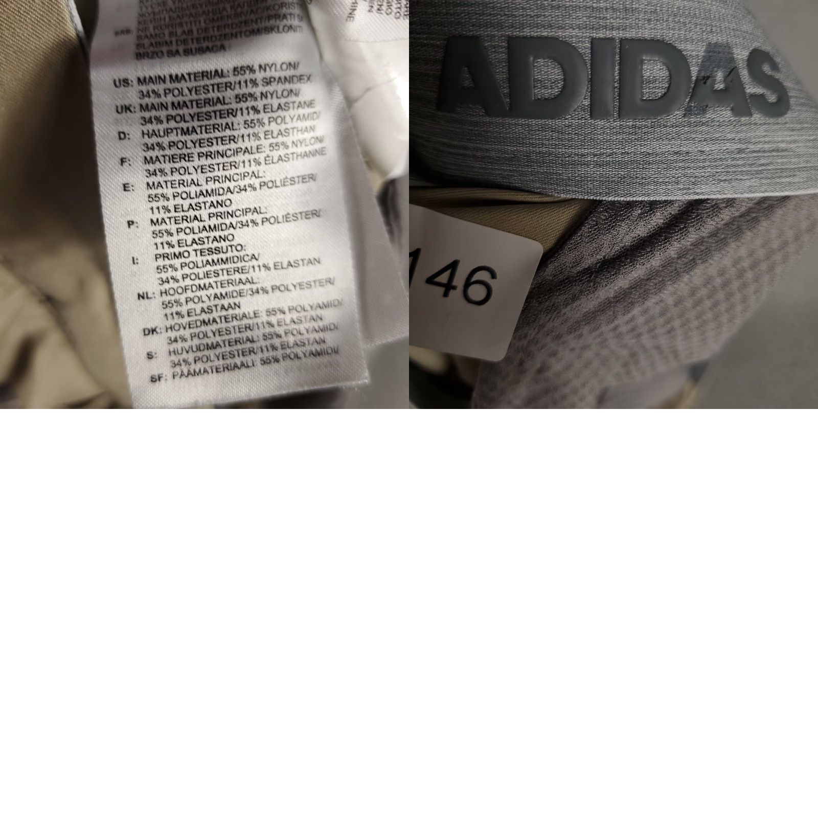 Adidas Adidas Pants Mens 40x30 Beige Casual Golf Flat Front Chino Trousers Size US 40 / EU 56 - 8 Thumbnail