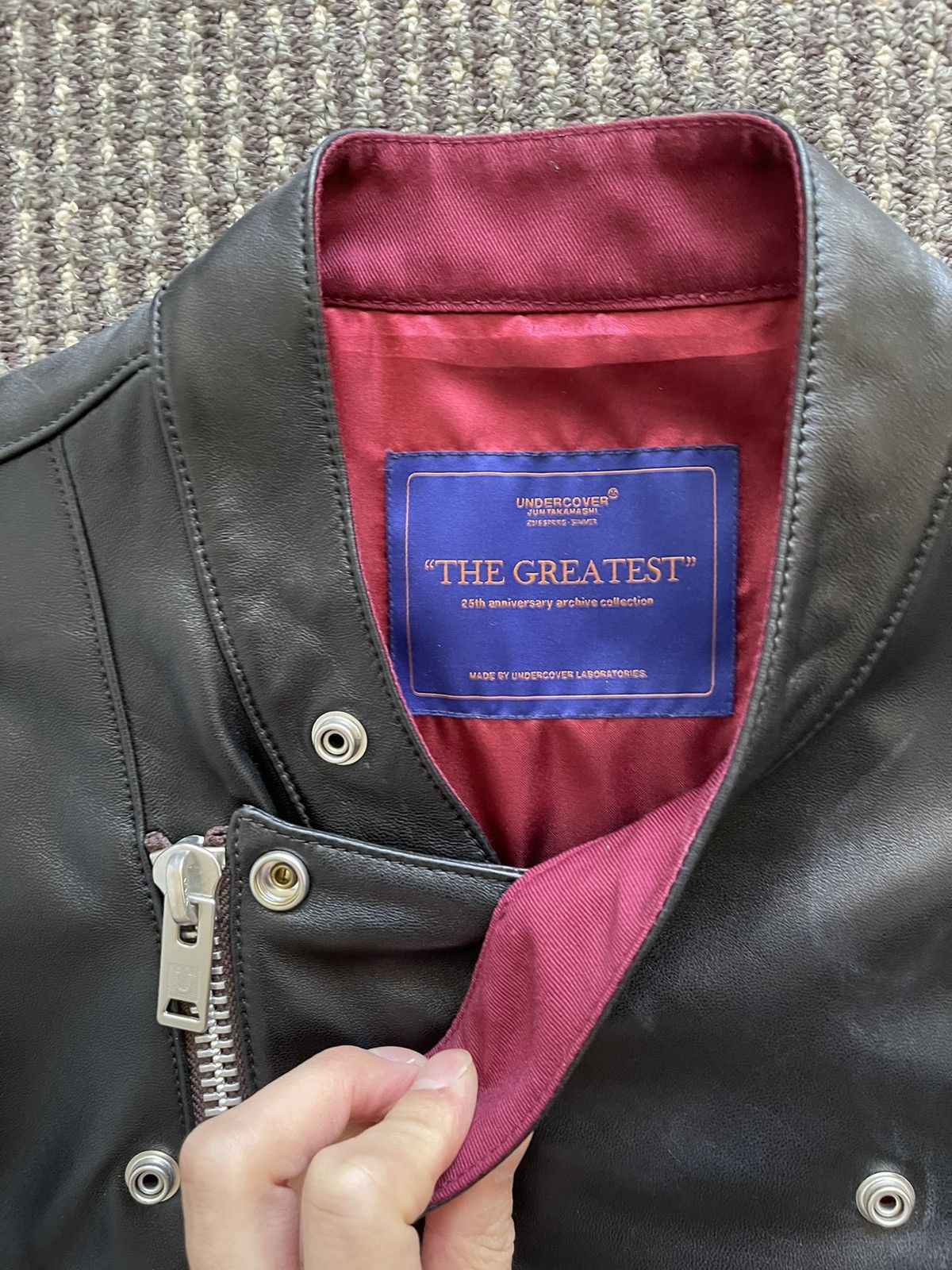Undercover 16SS Leather Jacket Size US M / EU 48-50 / 2 - 3 Thumbnail