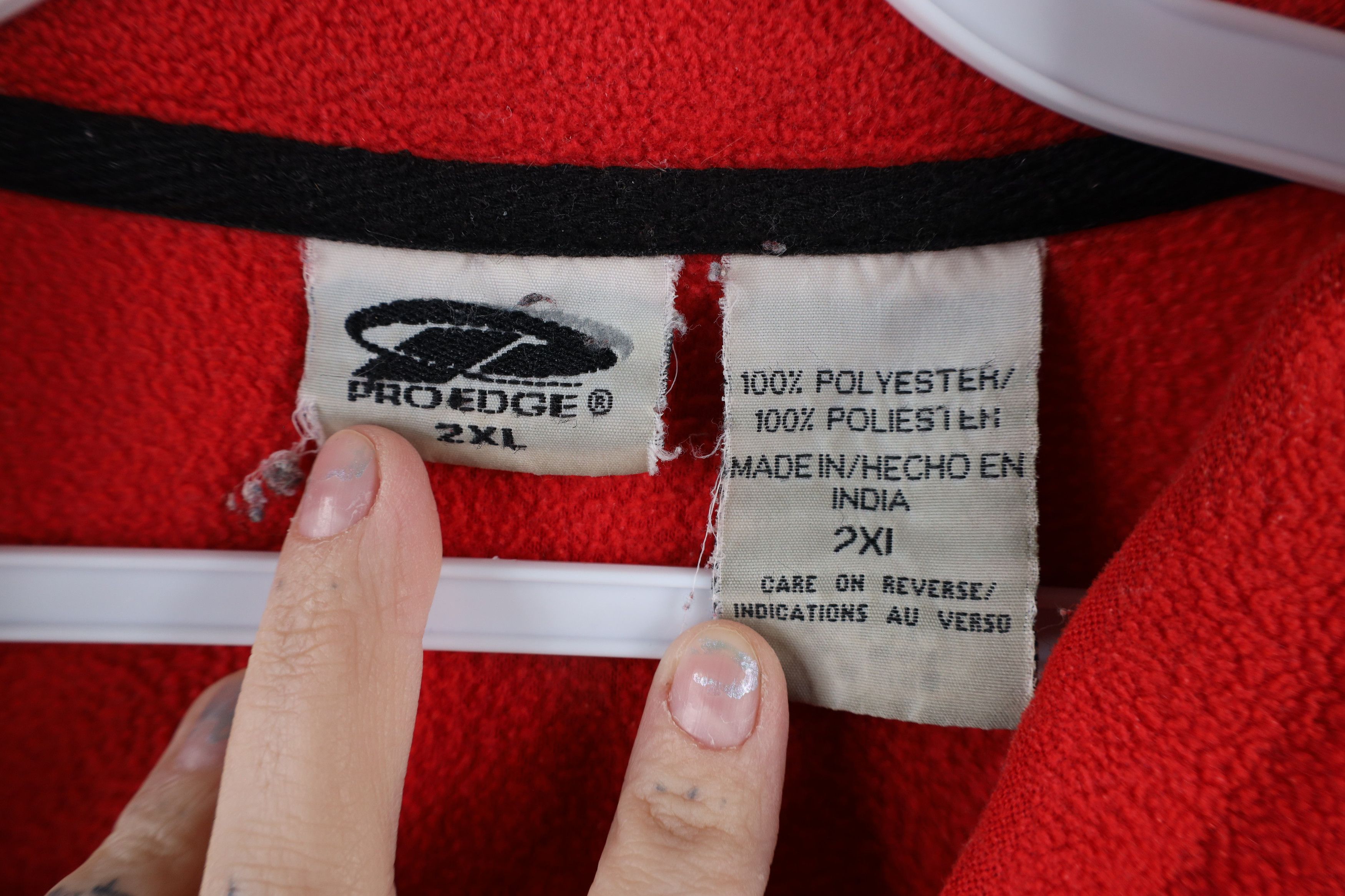 Vintage Vintage 90s Out University of Nebraska Fleece Sweatshirt Size US XXL / EU 58 / 5 - 8 Thumbnail
