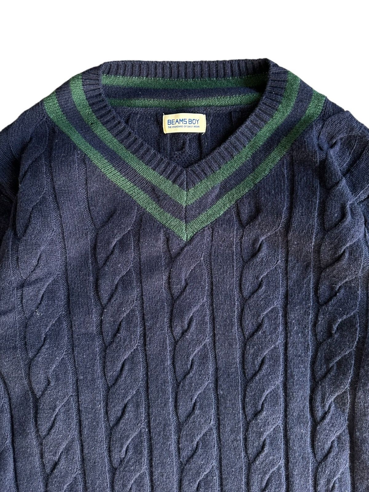 Beams Plus FW2019 Beams Boy Knitted wool sweater Size US M / EU 48-50 / 2 - 5 Thumbnail