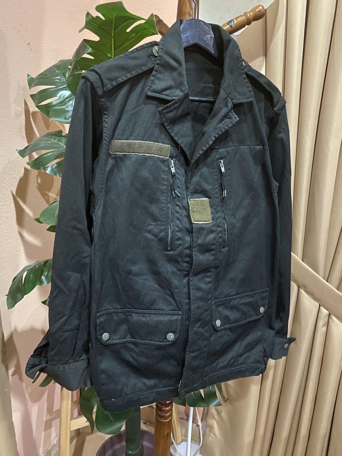 Other Vintage military-style black field jacket with four-pocket Size US S / EU 44-46 / 1 - 3 Thumbnail