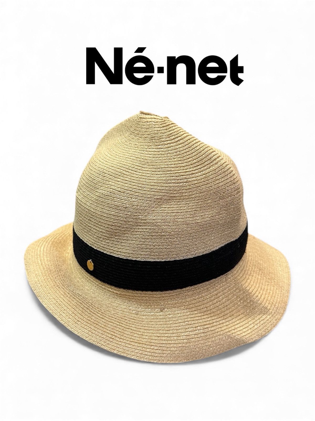 Ne-Net Ne-net Issey Miyake Fedora Straw Bucket Hats Size ONE SIZE - 1 Thumbnail