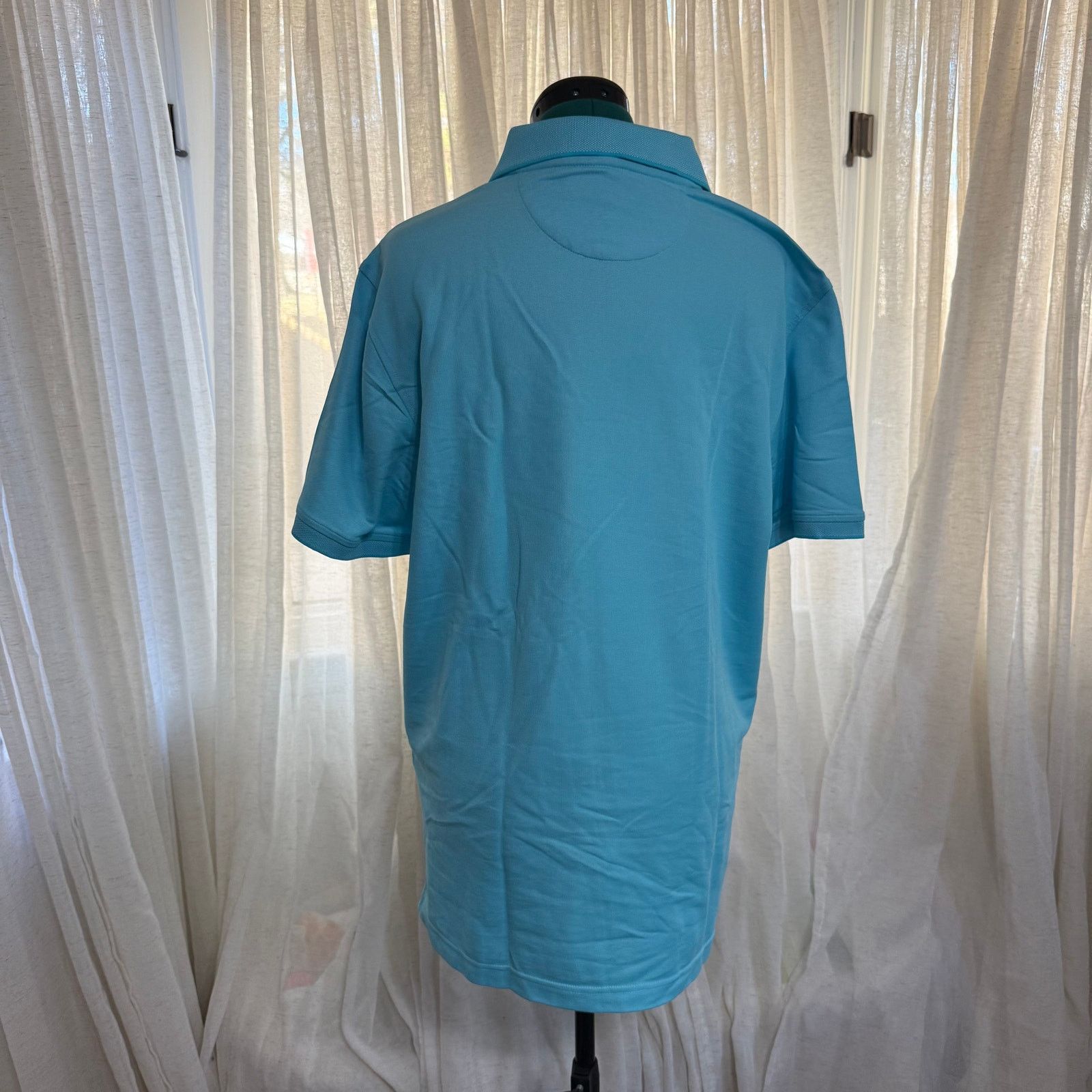 Izod IZOD Turquoise Performance Polo | Sz L Size US L / EU 52-54 / 3 - 5 Thumbnail