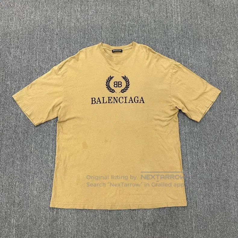 Balenciaga Balenciaga BB pattern print short sleeve T-shirt Size US L / EU 52-54 / 3 - 1 Thumbnail