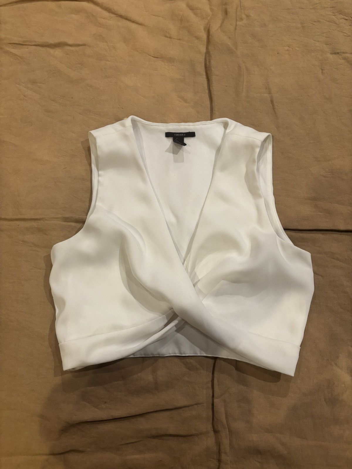 Forever 21 White tank top.wt-45 Size M / US 6-8 / IT 42-44 - 1 Thumbnail