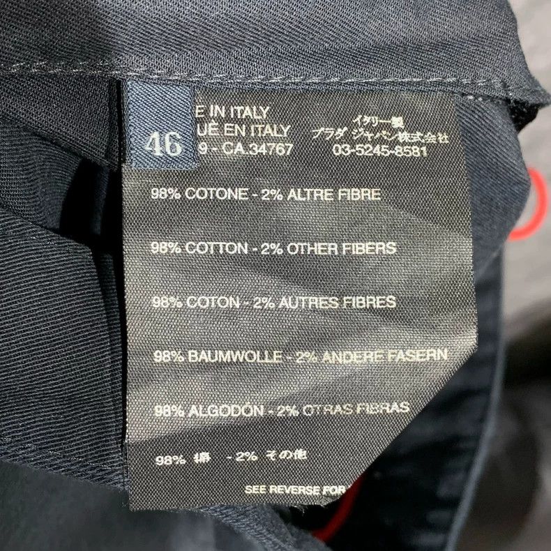 Prada Prada Casual dark logo trousers 2501-Nextarrow Size US 30 / EU 46 - 6 Thumbnail