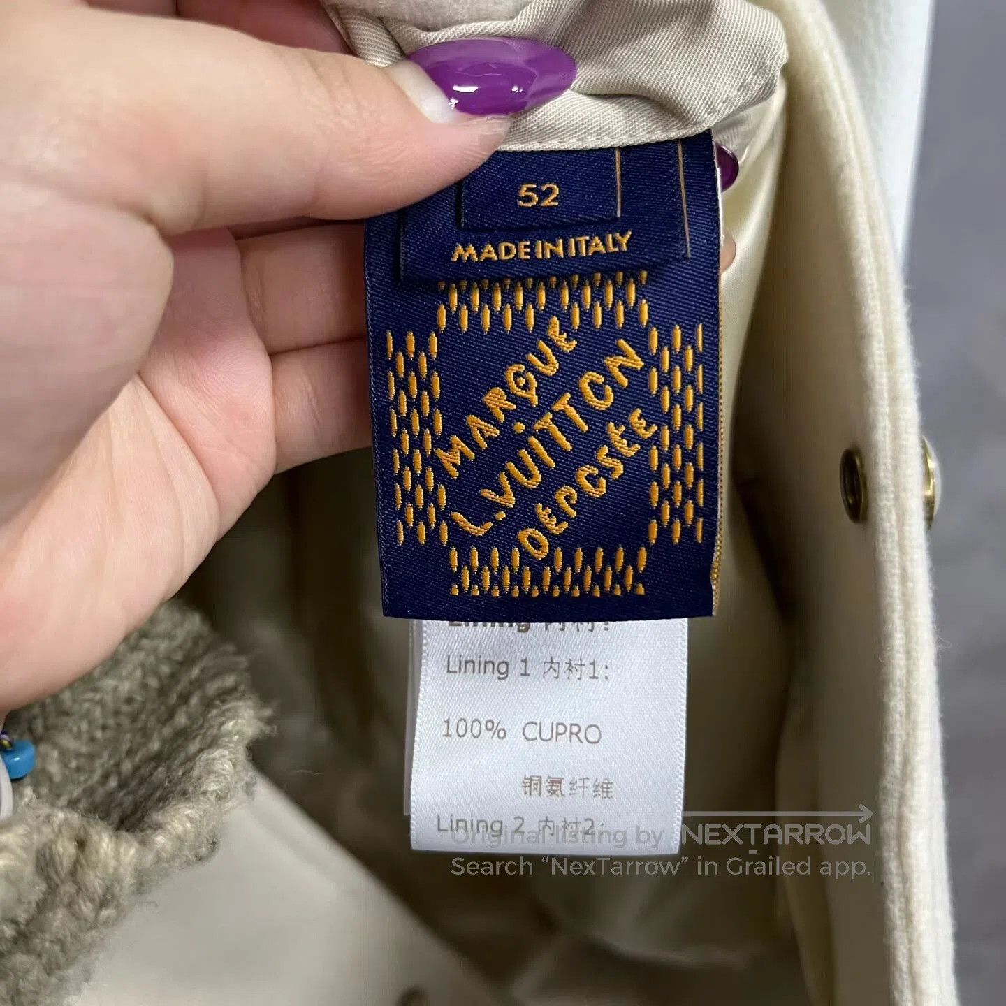 Louis Vuitton Louis Vuitton Long-sleeved jacket with a single row of but Size US L / EU 52-54 / 3 - 3 Thumbnail