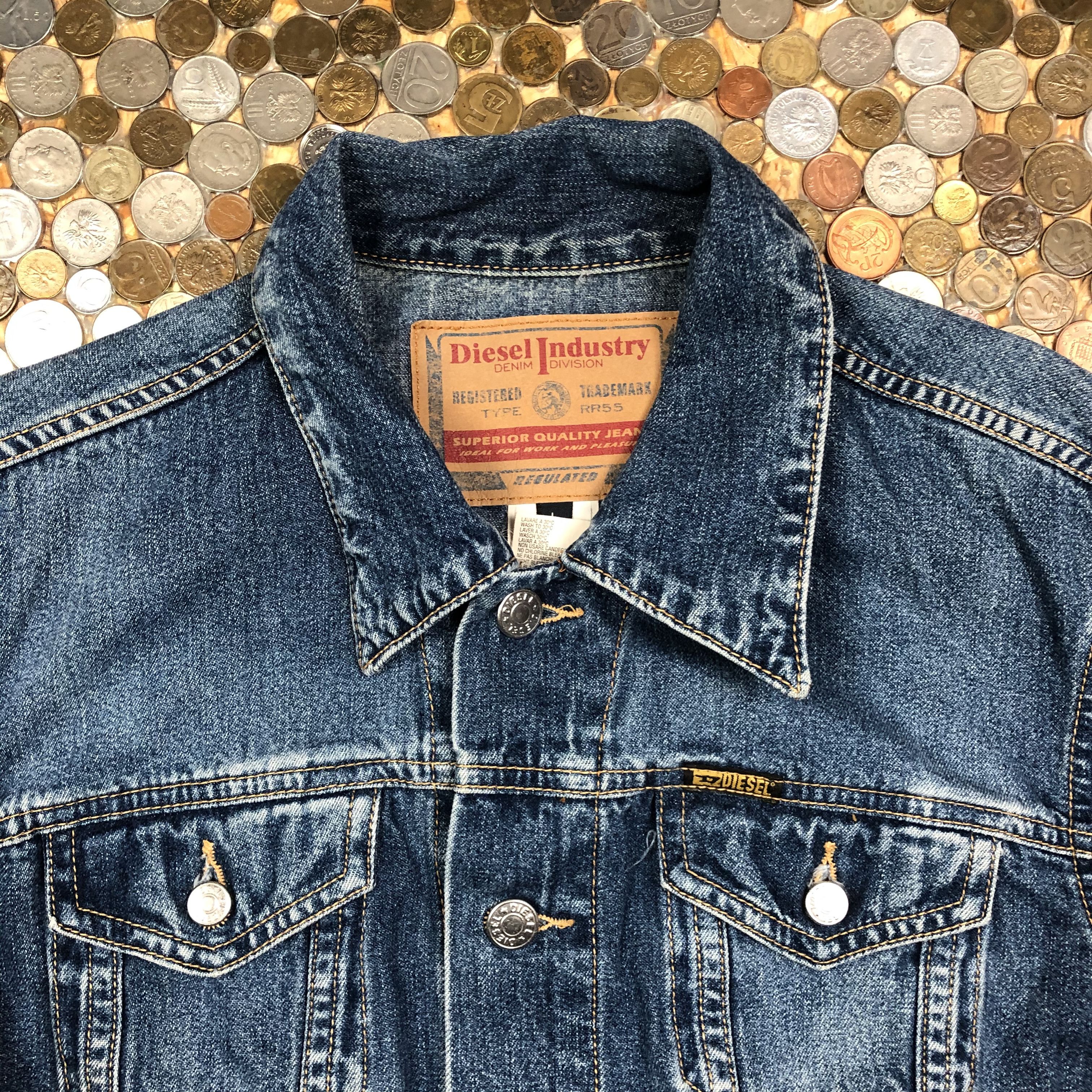Diesel Diesel Jeans Jacket 90's Size L / US 10 / IT 46 - 2 Thumbnail