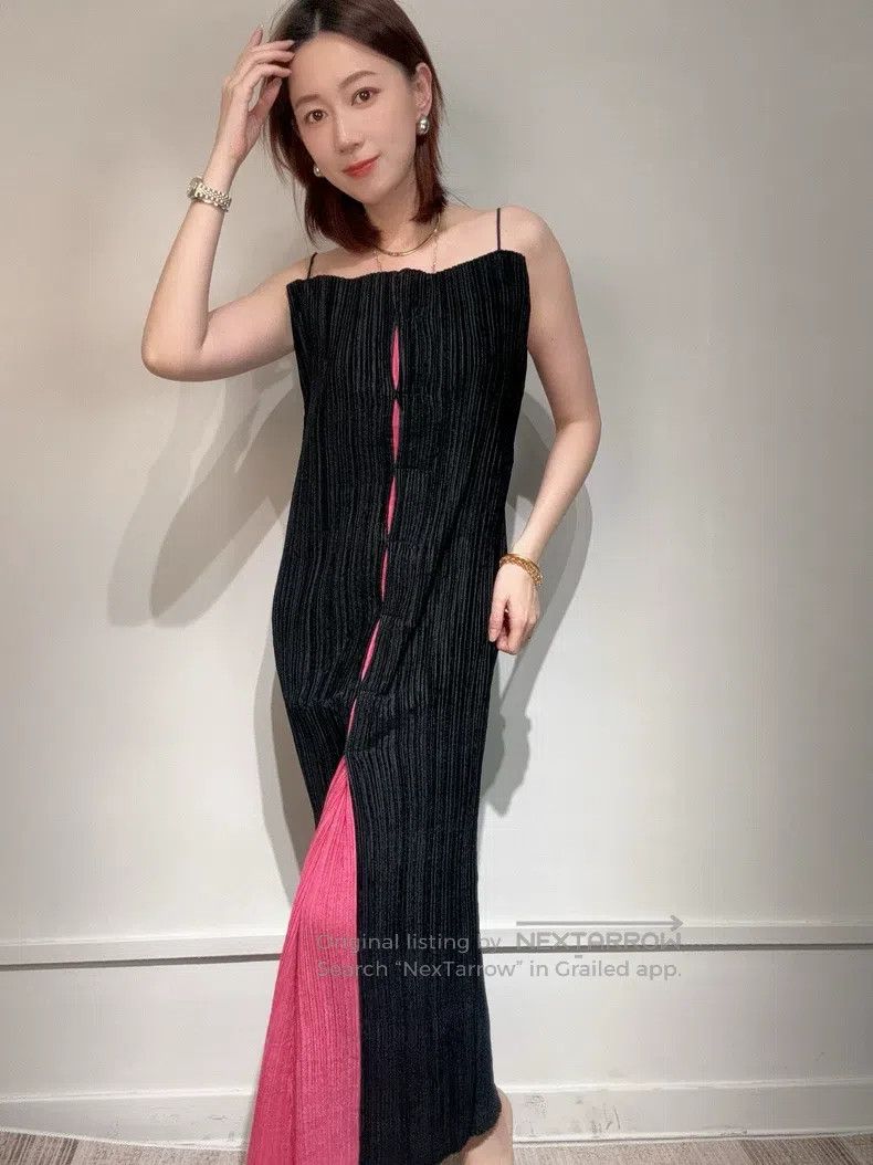 Issey Miyake Issey Miyake Main Line Velvet Slip Dress Size M / US 6-8 / IT 42-44 - 8 Thumbnail