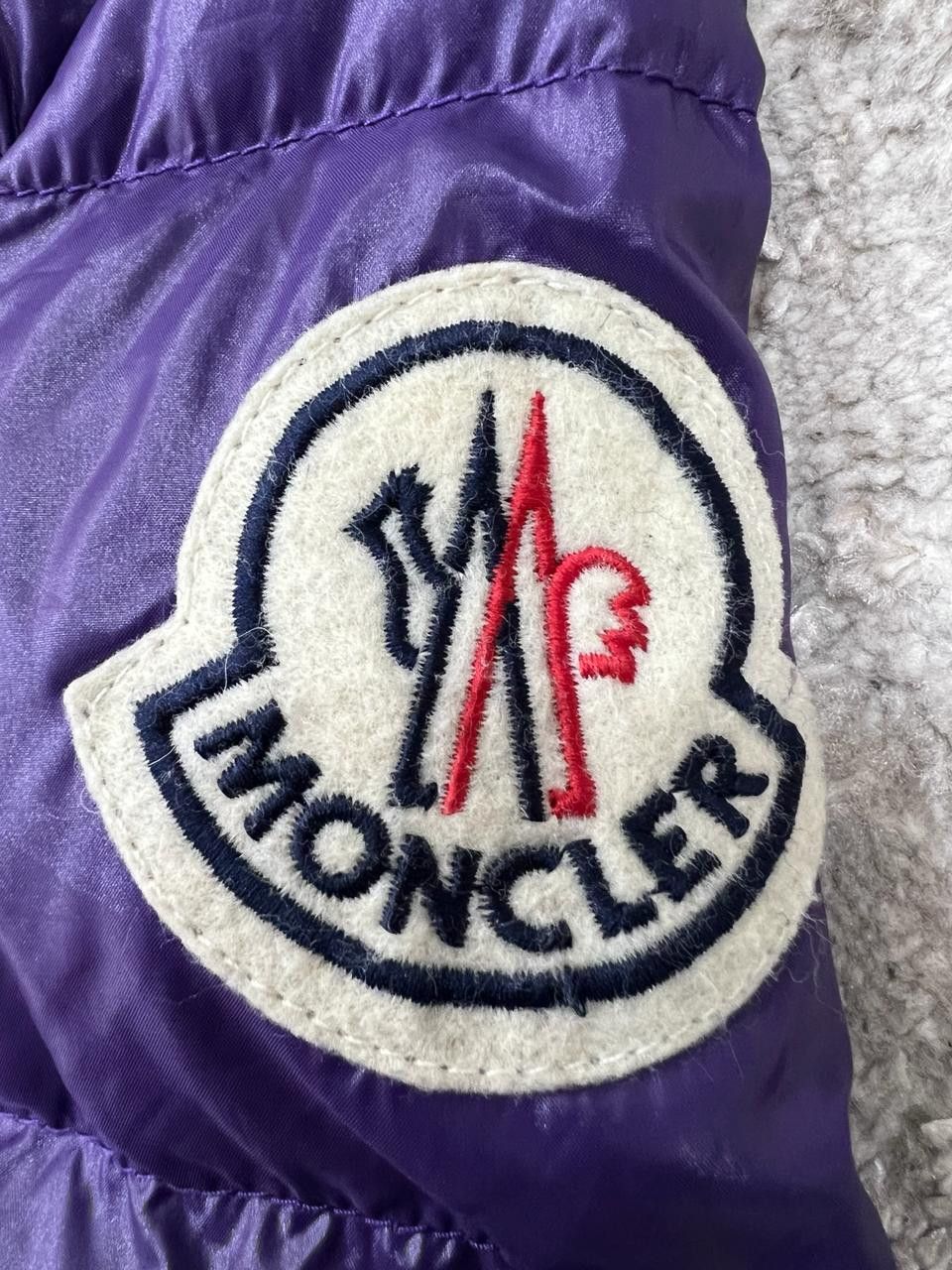 Moncler × Vintage Moncler purple womrns puffer jacket Size L / US 10 / IT 46 - 4 Thumbnail