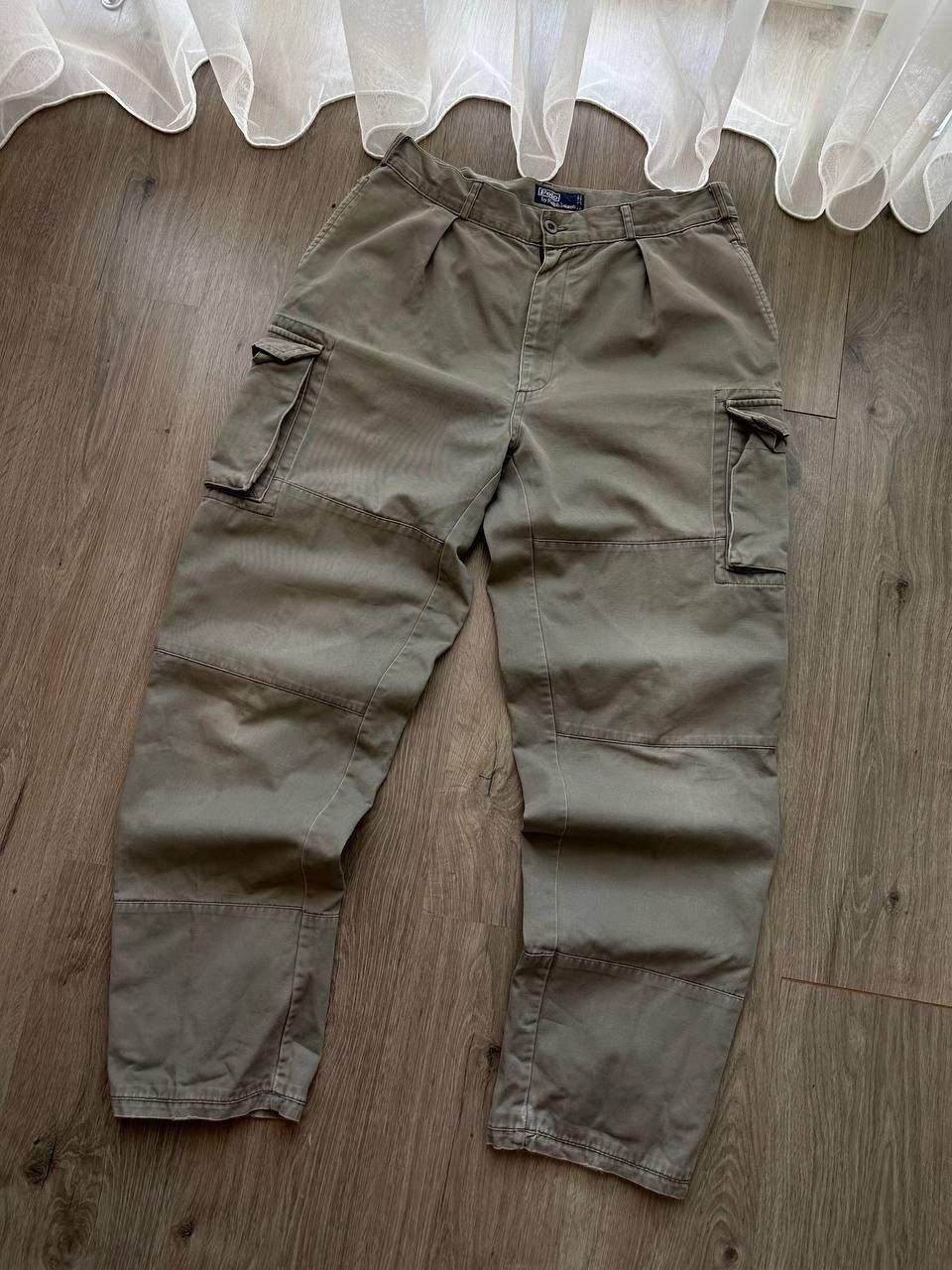 Polo Ralph Lauren × Vintage Vintage Polo Ralph Lauren Khaki PRL Cargo Pants Size US 36 / EU 52 - 7 Thumbnail