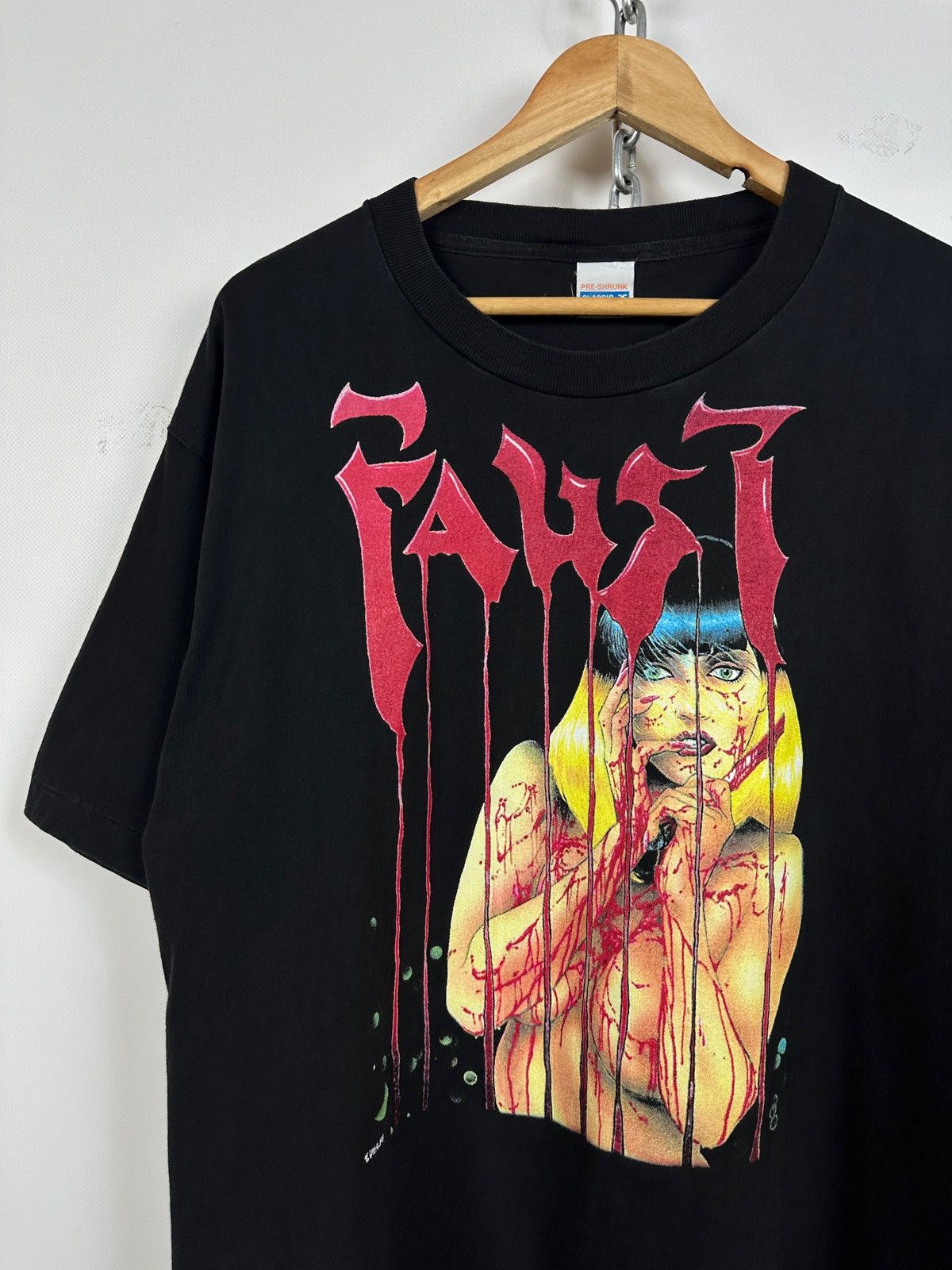 Vintage Vintage Faust Love Of The Damned Graphic Horror Comic Shirt Size US L / EU 52-54 / 3 - 5 Thumbnail