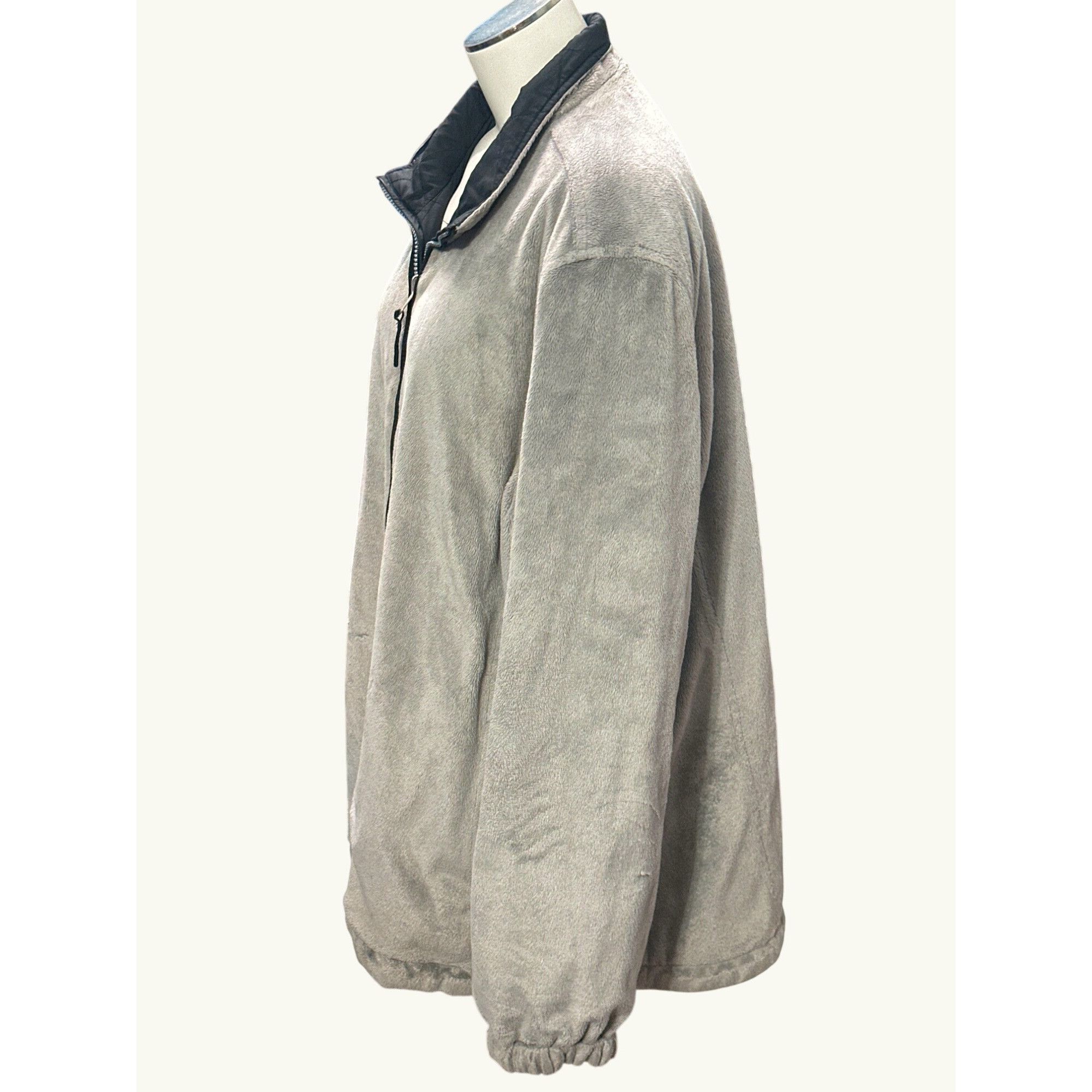Other Reversible Quilted & Faux Suede Jacket With Zipper & Elastic Size US L / EU 52-54 / 3 - 2 Thumbnail