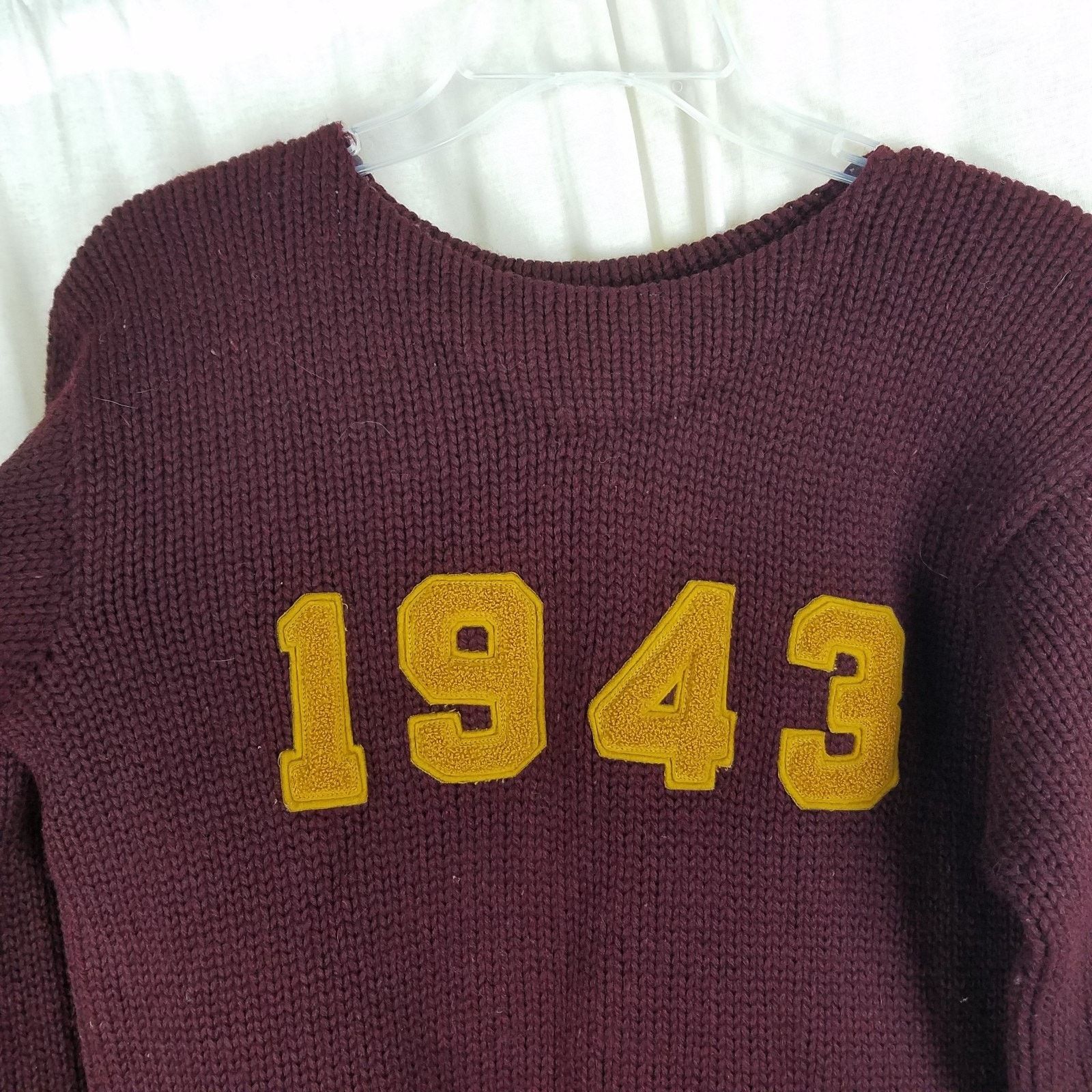 Vintage Class 1943 Boston College BC Horace Partridge Knit Sweater Size US M / EU 48-50 / 2 - 5 Thumbnail