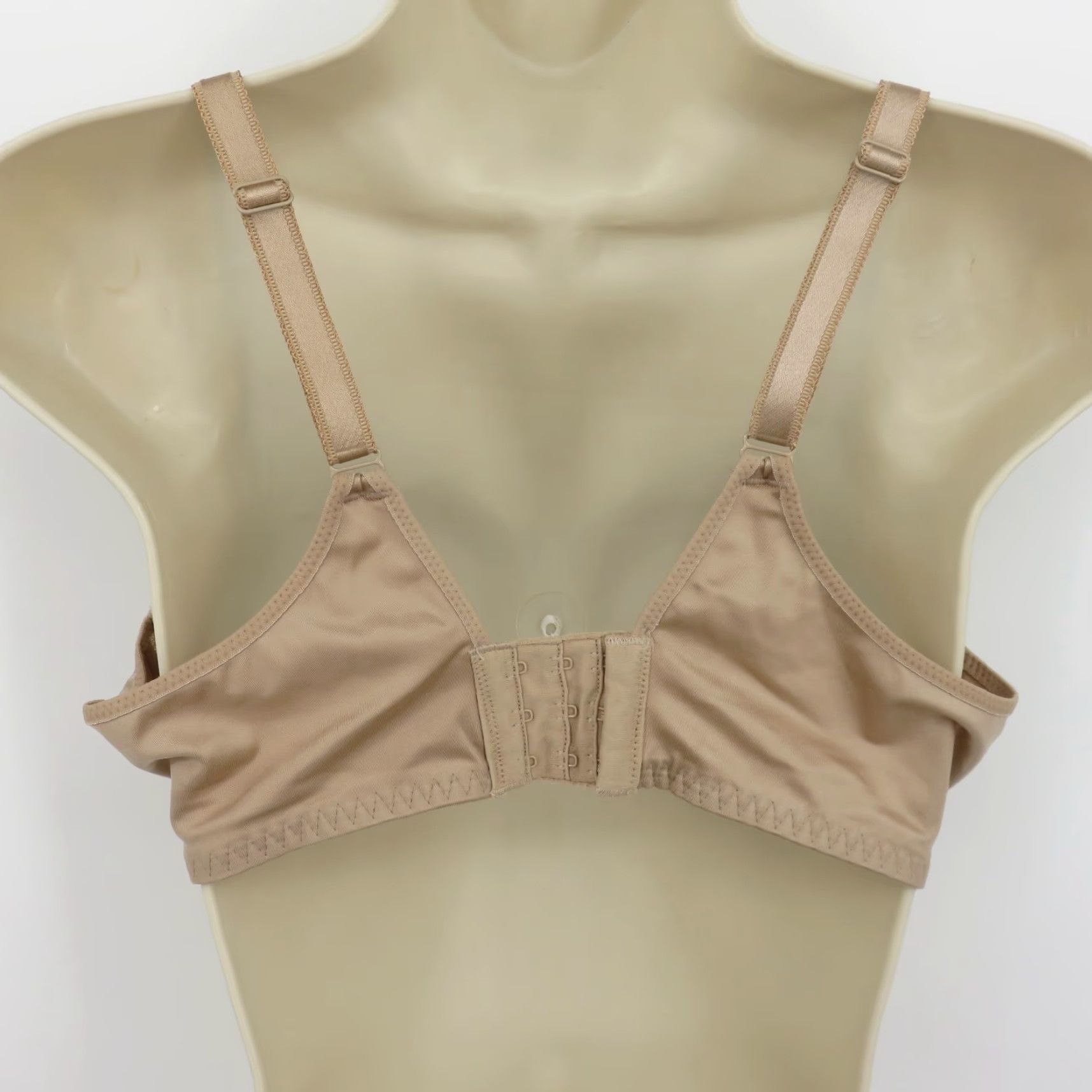 Vintage Wacoal 38D Basic Benefits Contour Lace Bra 853290 Beige Underwire Lined Women Size ONE SIZE - 6 Thumbnail