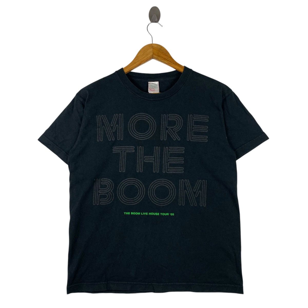Japanese Brand THE BOOM Japanese Band Tour 2005 Black Short Sleeve Shirt Size US M / EU 48-50 / 2 - 1 Thumbnail