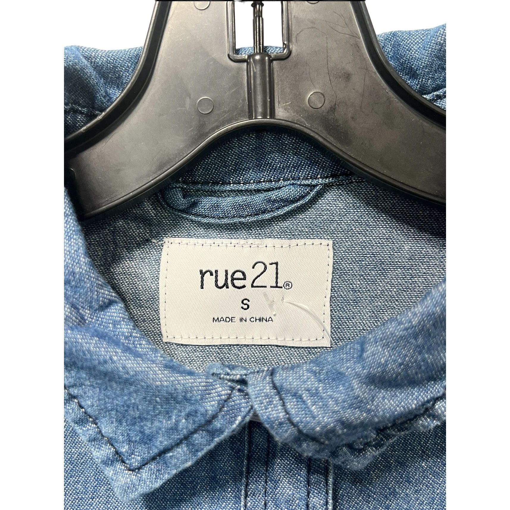 rue21 Rue 21 - Women's Chambray Long Sleeve Button Down Shirt With Size S / US 4 / IT 40 - 11 Thumbnail