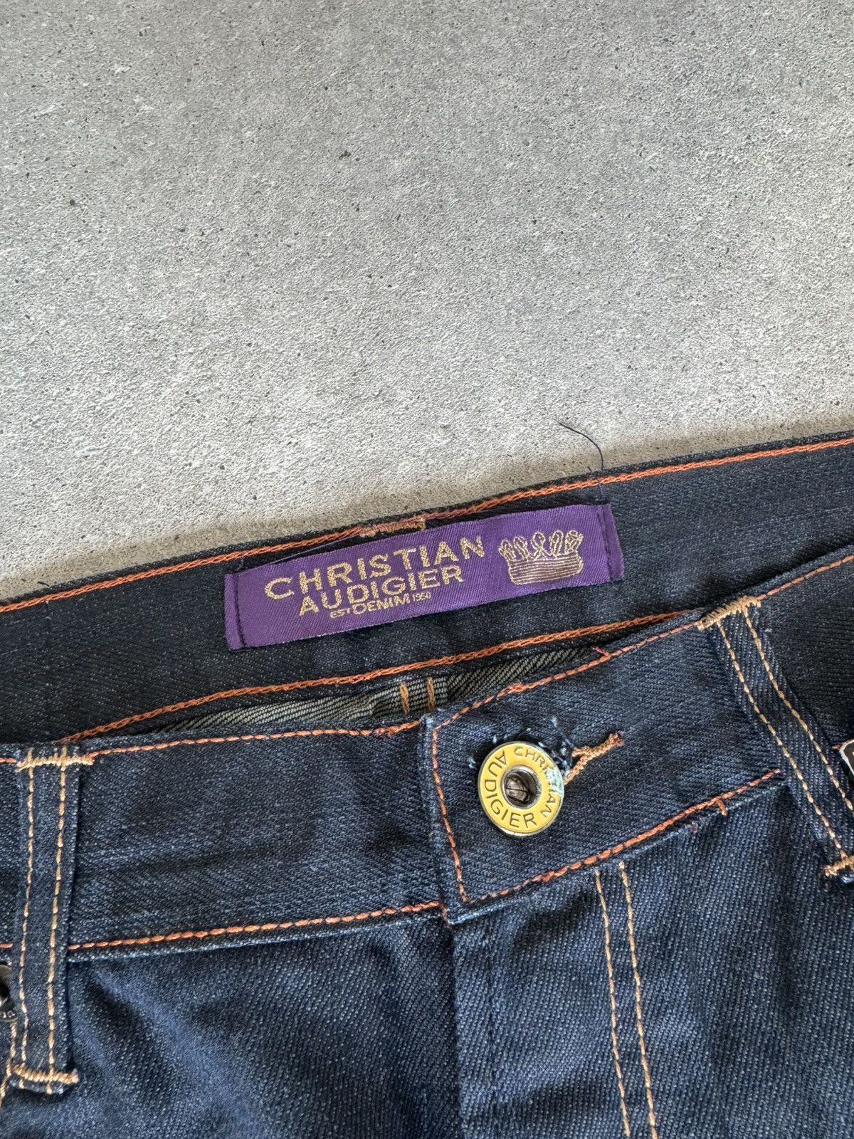 Christian Audigier NEW ED HARDY AUDIGIER BAGGY JEANS Size US 36 / EU 52 - 9 Thumbnail